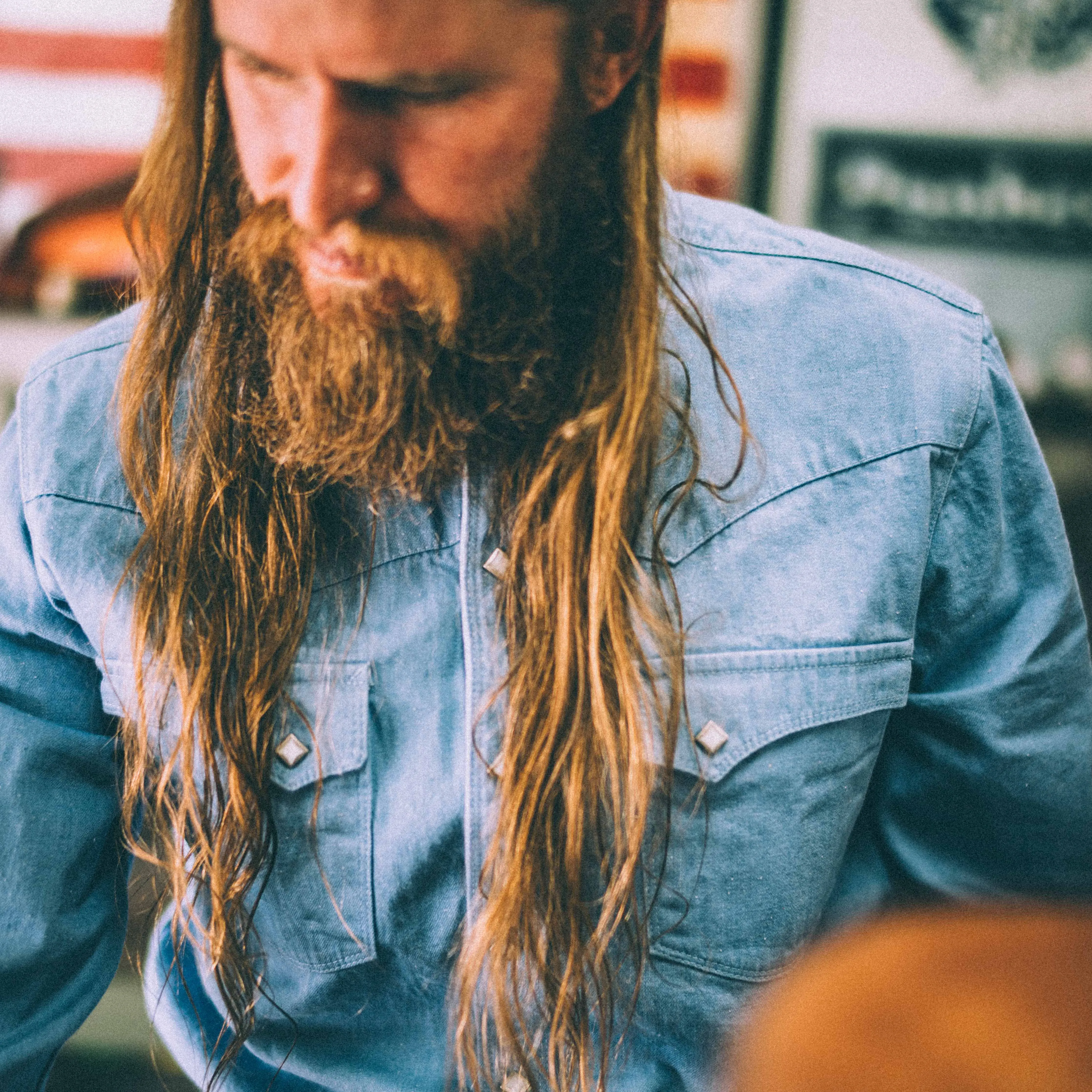 Calico <span> Caspian Blue Denim </span> sold by Freenote Cloth product image thumbnail 5