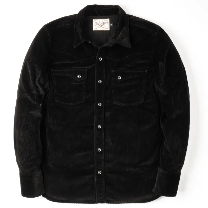 Calico Black Corduroy sold by Freenote Cloth