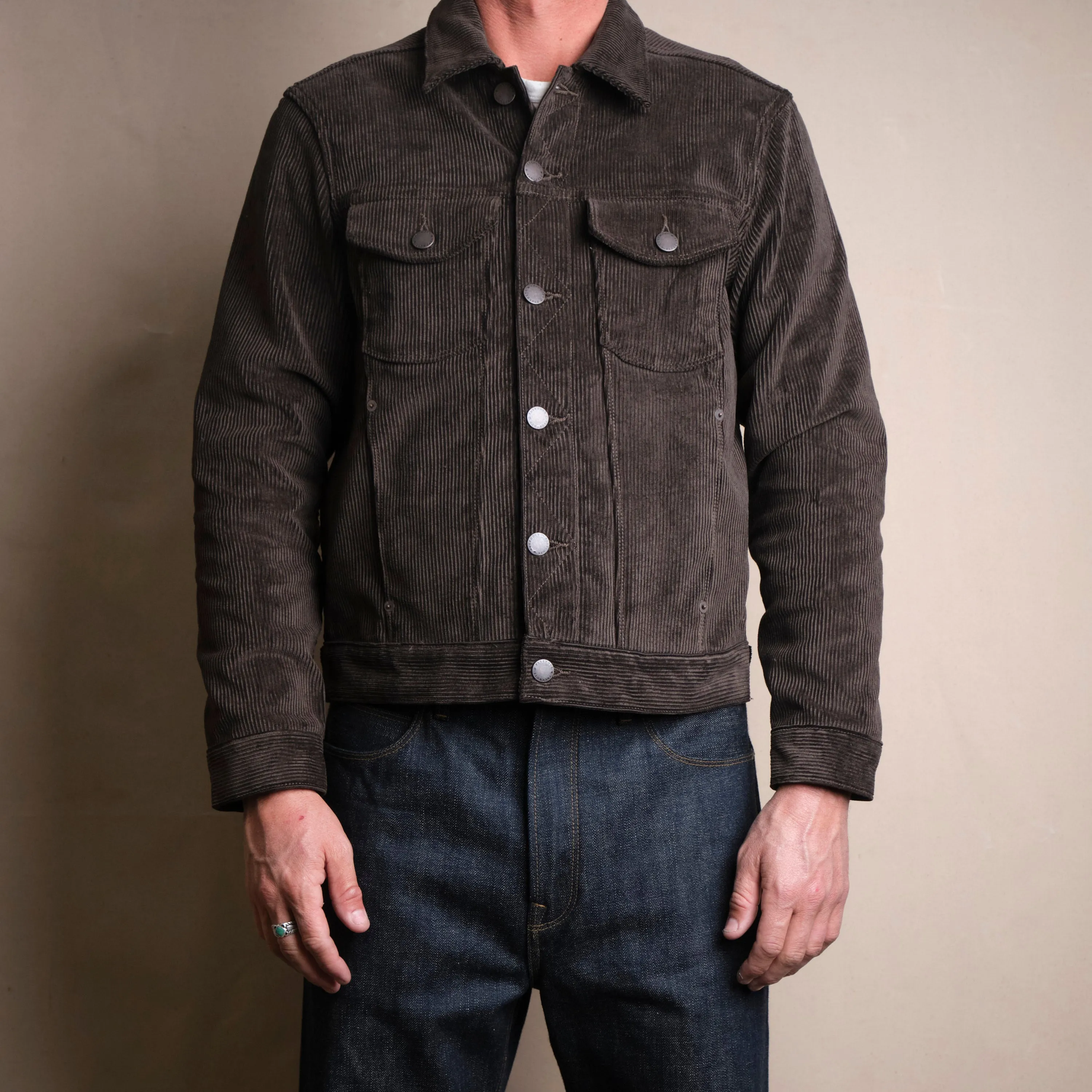 Classic Jacket Espresso Corduroy sold by Freenote Cloth product image thumbnail 2