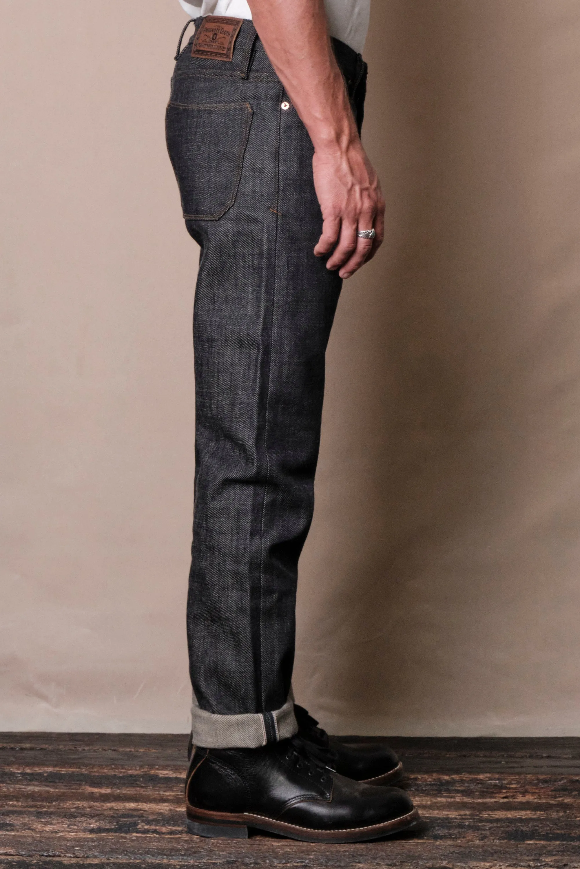 Portola Classic Taper 20 Ounce Indigo Denim sold by Freenote Cloth product image thumbnail 5