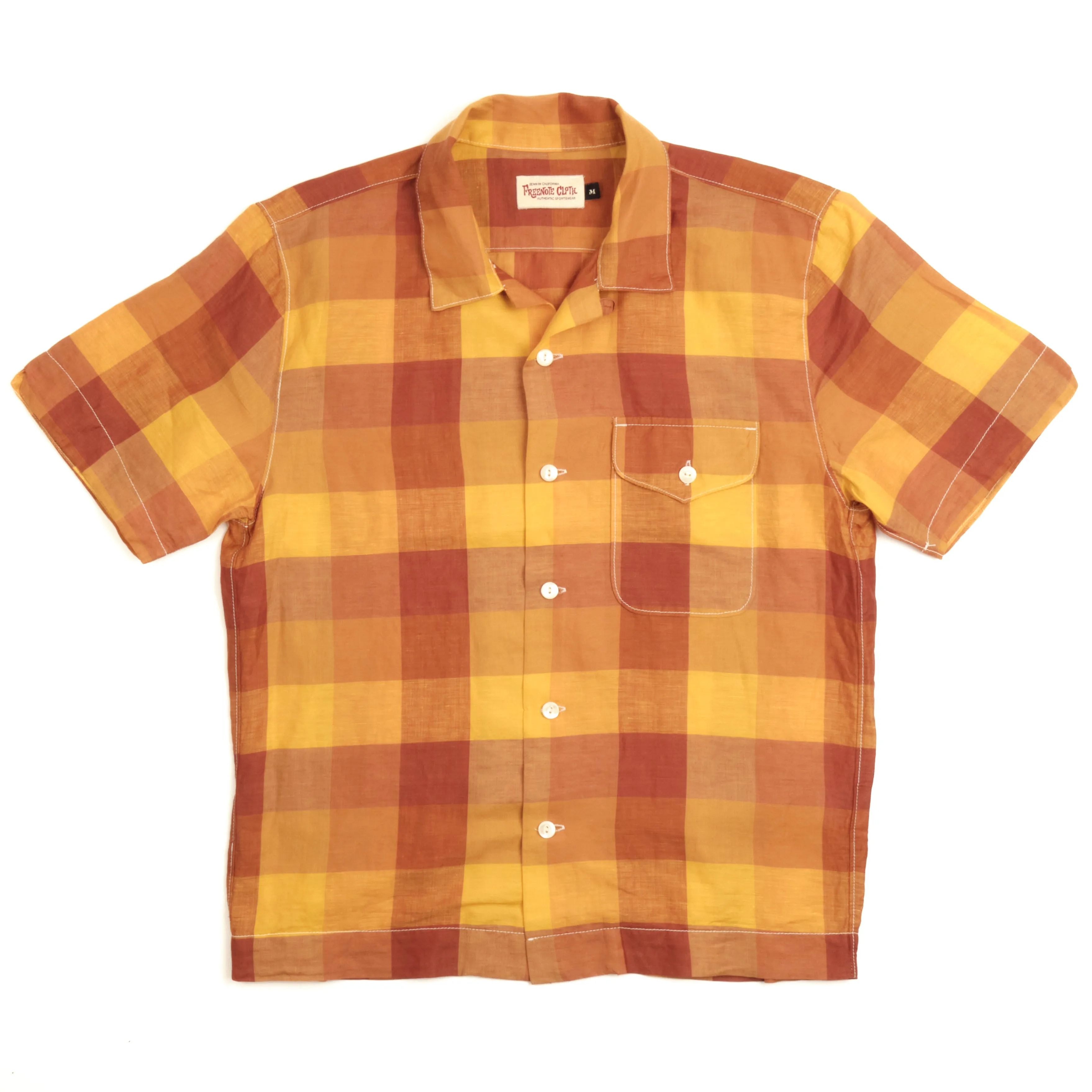 Jove Sunset Plaid sold by Freenote Cloth