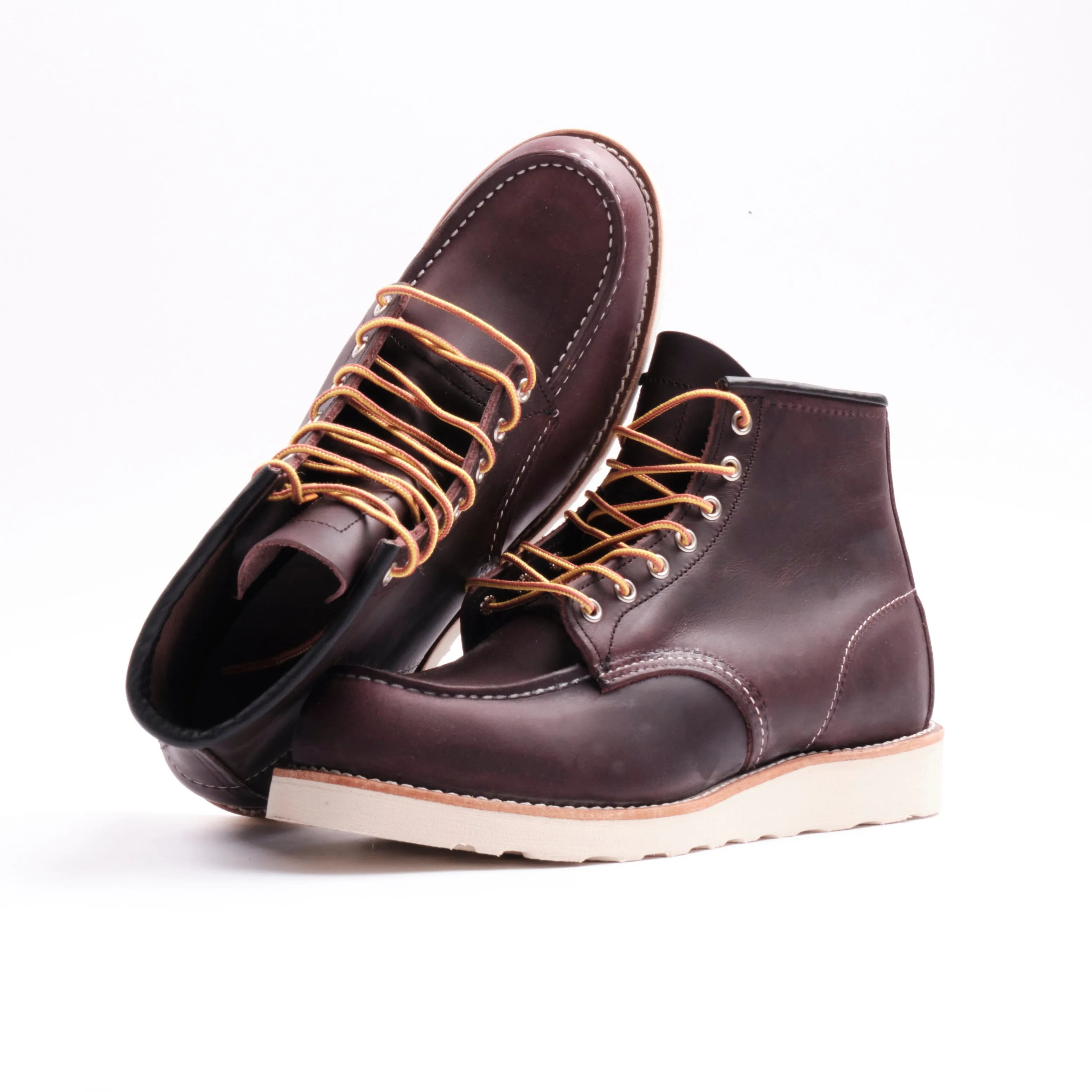 Red Wing Heritage 6" Classic Moc Toe - Black Cherry Excalibur Leather 8847 sold by Freenote Cloth product image thumbnail 2