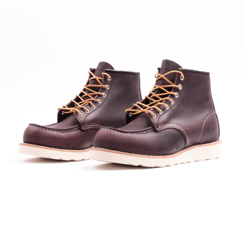 Red Wing Heritage 6" Classic Moc Toe - Black Cherry Excalibur Leather 8847 sold by Freenote Cloth