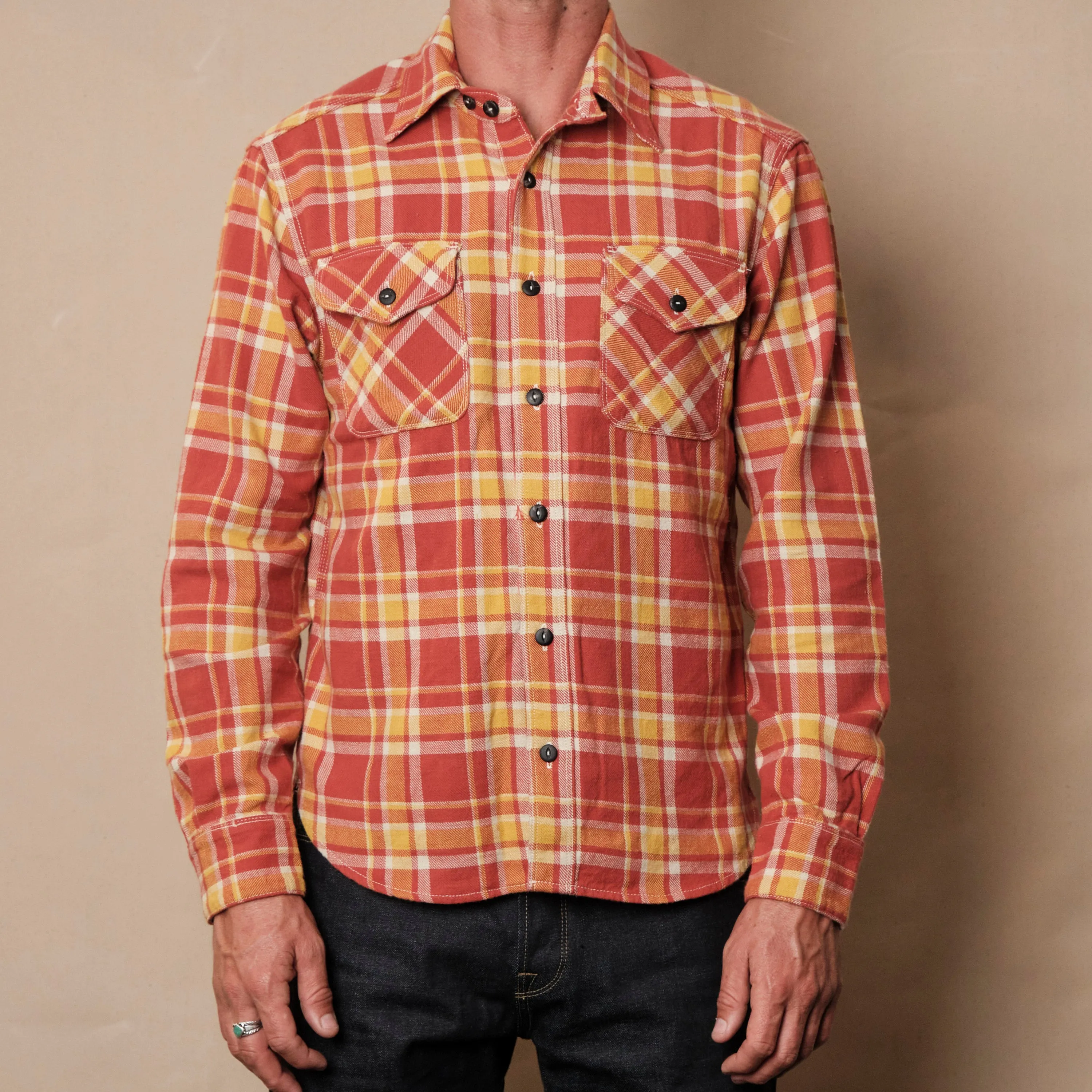 Wells Chili Red Plaid sold by Freenote Cloth product image thumbnail 2