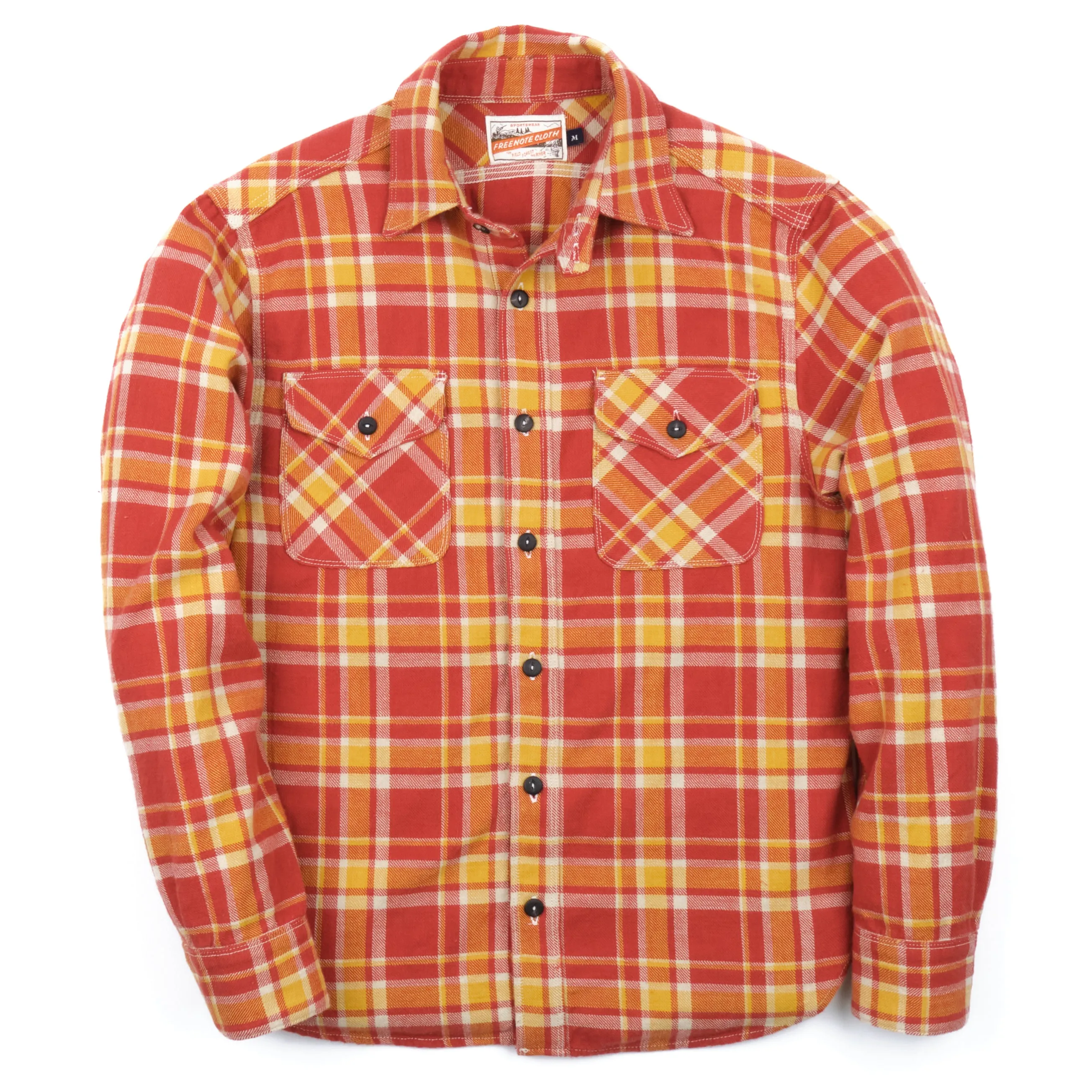 Wells Chili Red Plaid sold by Freenote Cloth