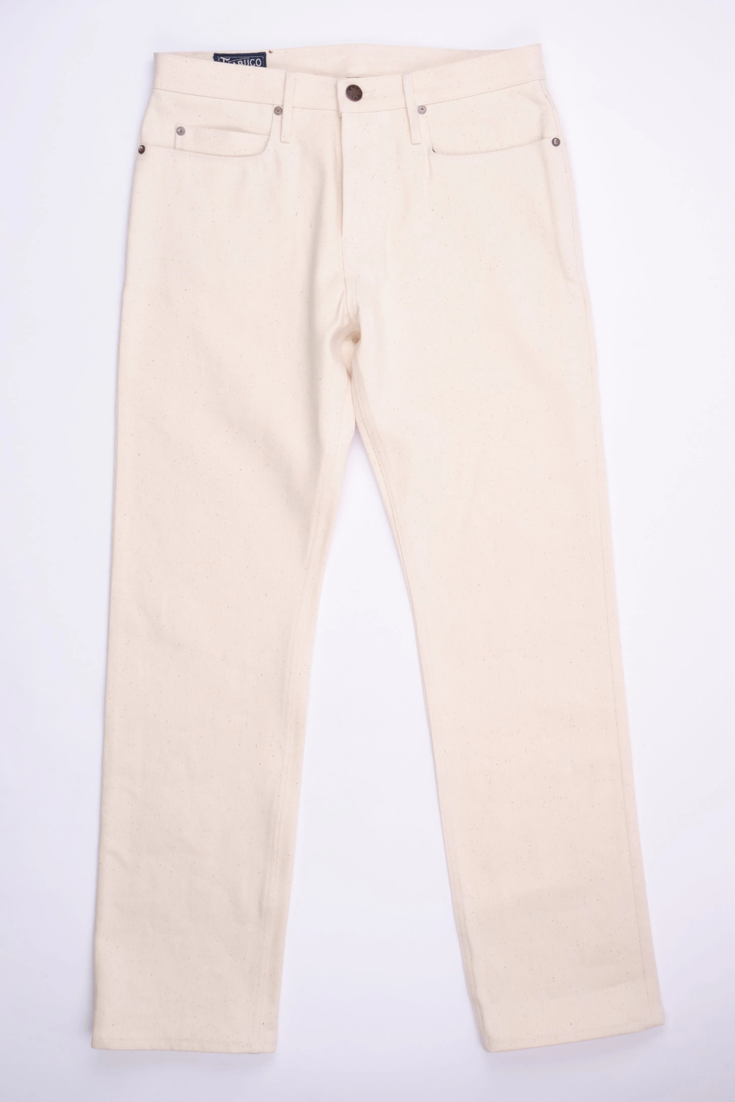 Trabuco Classic Straight <span> 14 Ounce Ecru Denim </span> sold by Freenote Cloth product image thumbnail 5