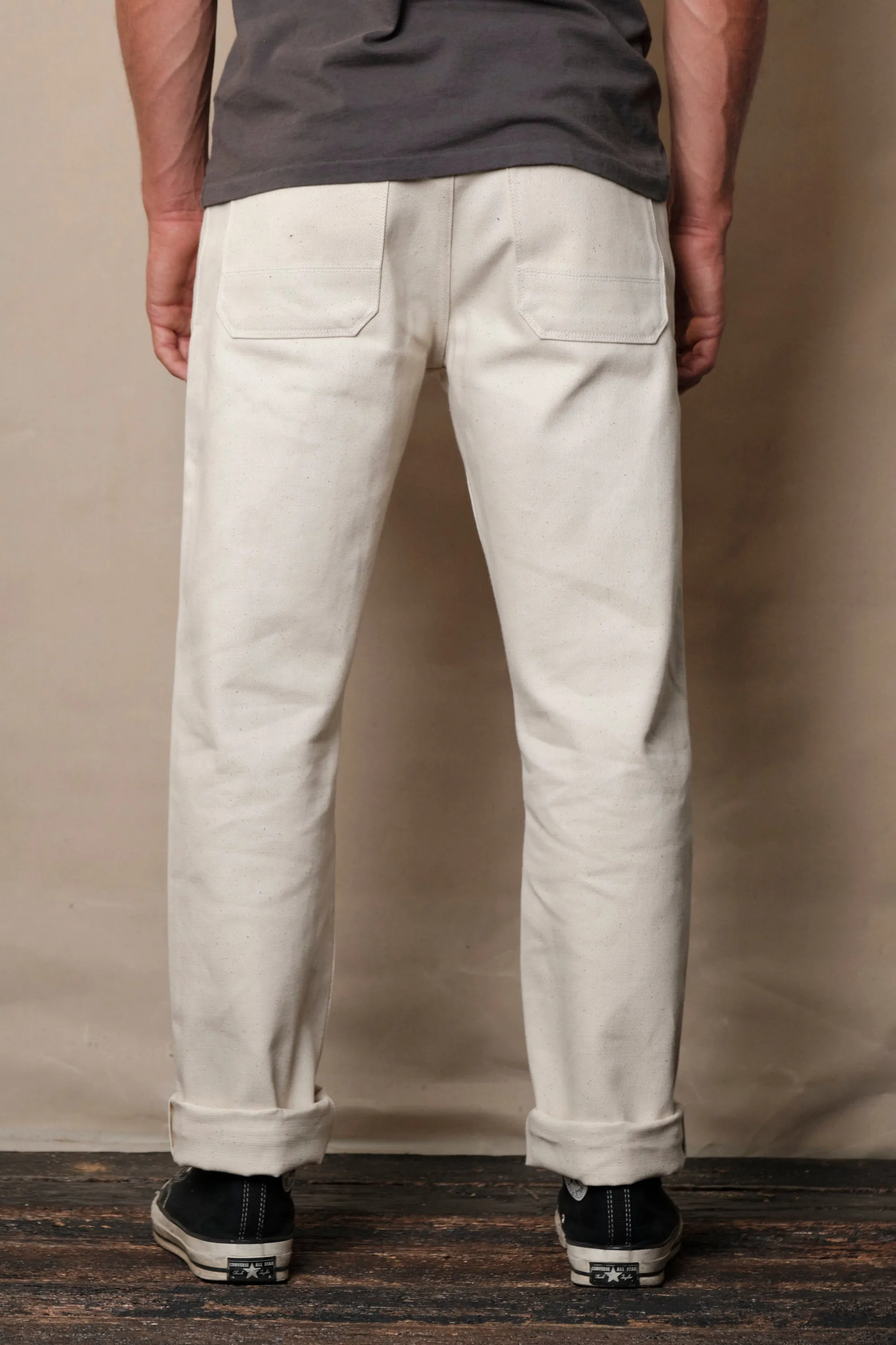 Trabuco Classic Straight <span> 14 Ounce Ecru Denim </span> sold by Freenote Cloth product image thumbnail 4