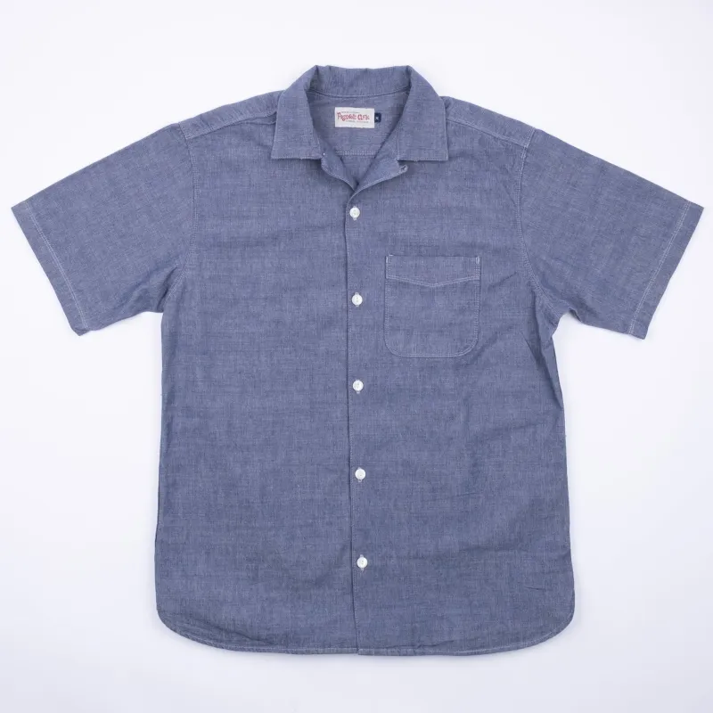 Hawaiian <span> Navy  Chambray </span> sold by Freenote Cloth