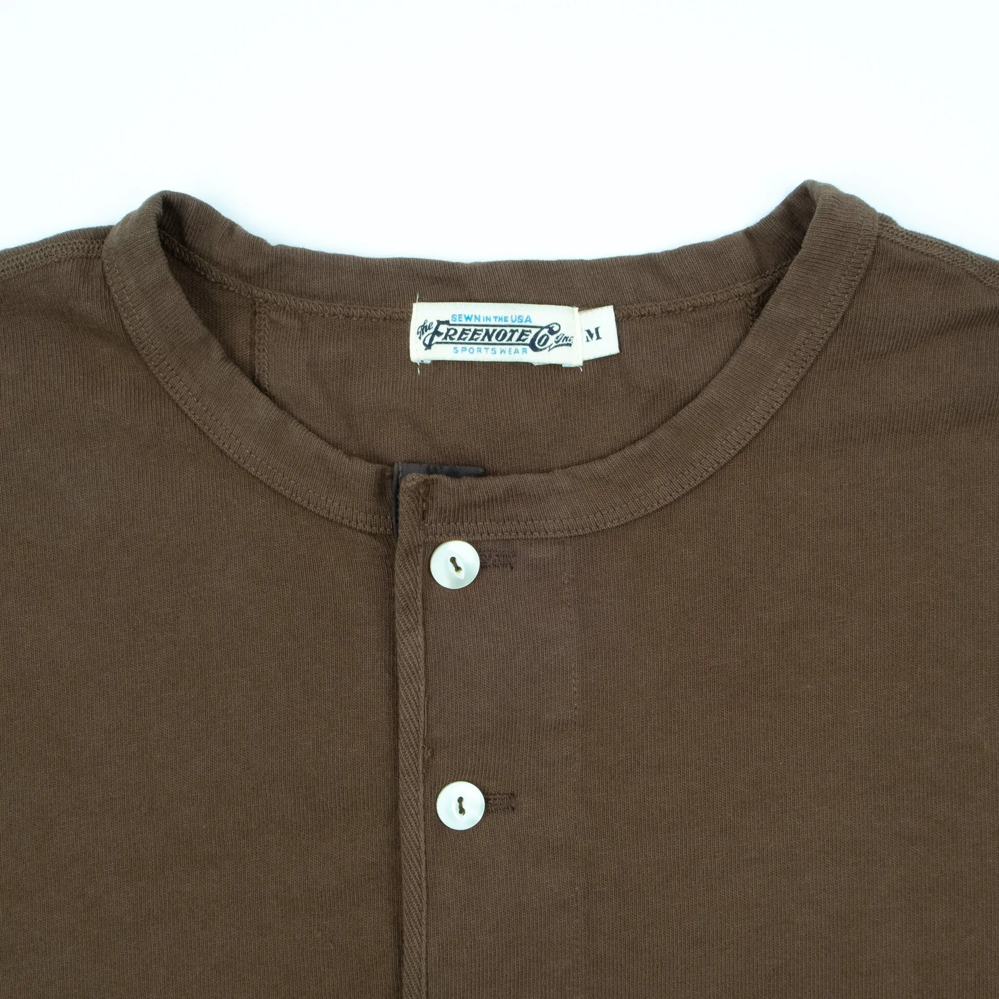 13 Ounce Henley L/S Cedar sold by Freenote Cloth product image thumbnail 3