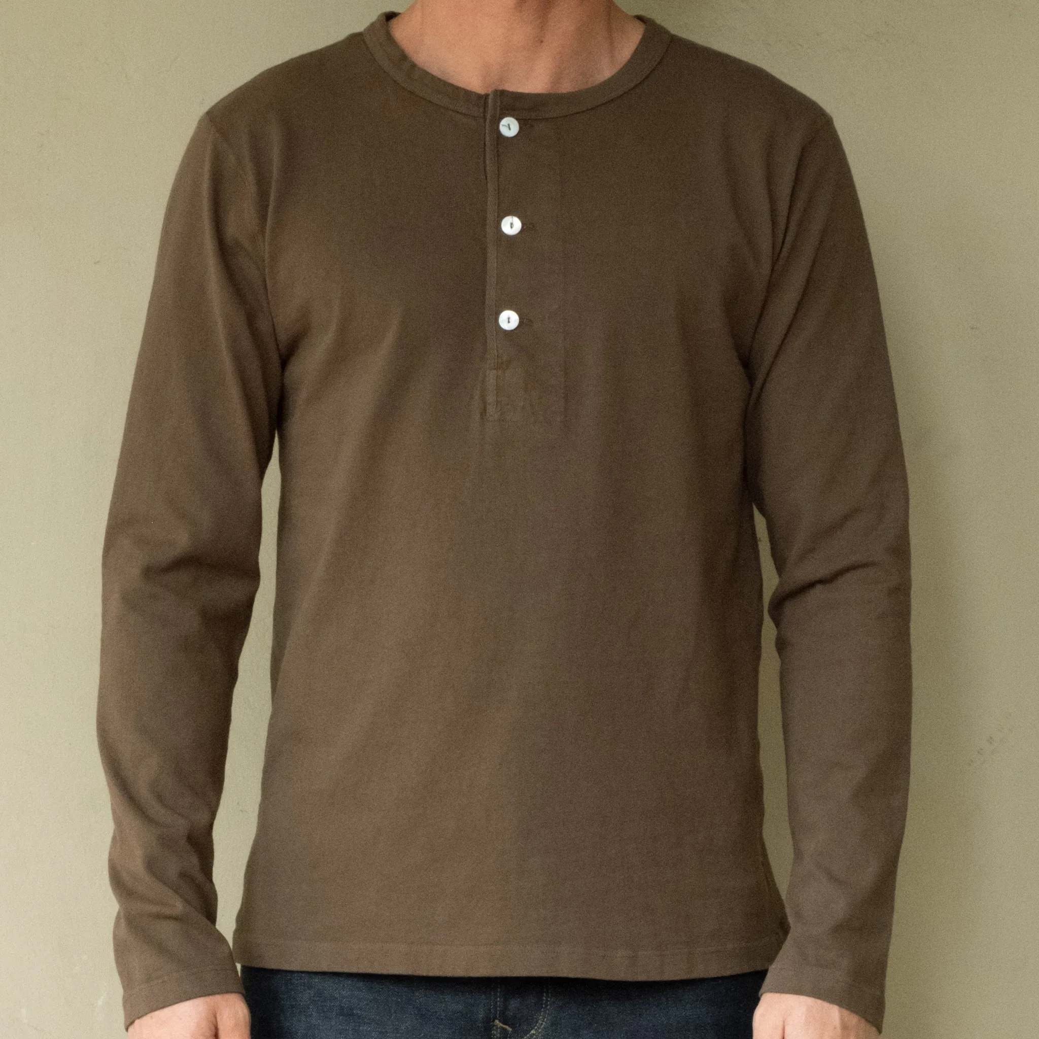 13 Ounce Henley L/S Cedar sold by Freenote Cloth product image thumbnail 2