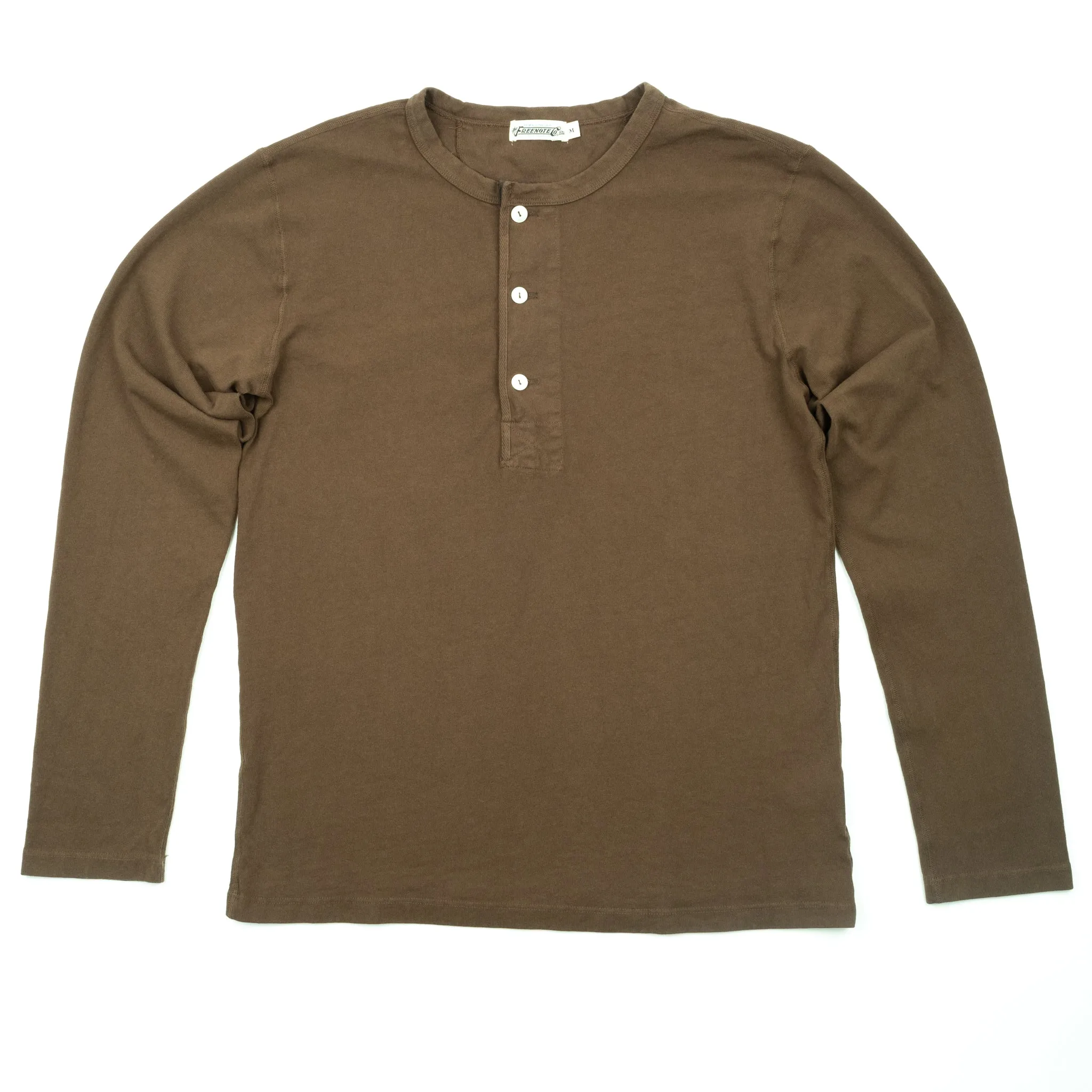 13 Ounce Henley L/S Cedar sold by Freenote Cloth