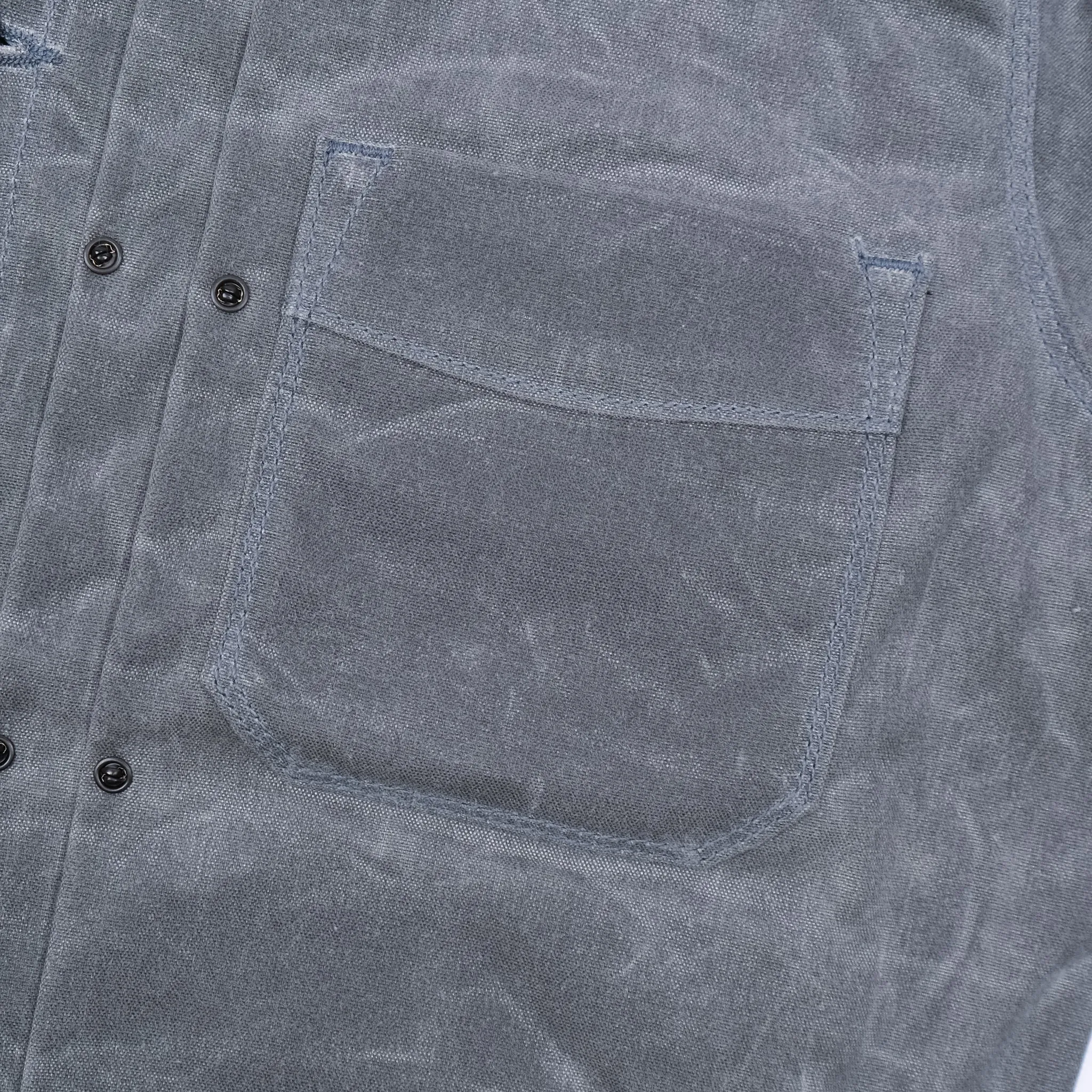 Riders Jacket Waxed Canvas <span> Charcoal</span> sold by Freenote Cloth product image thumbnail 5