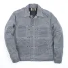 Riders Jacket Waxed Canvas <span> Charcoal</span> sold by Freenote Cloth