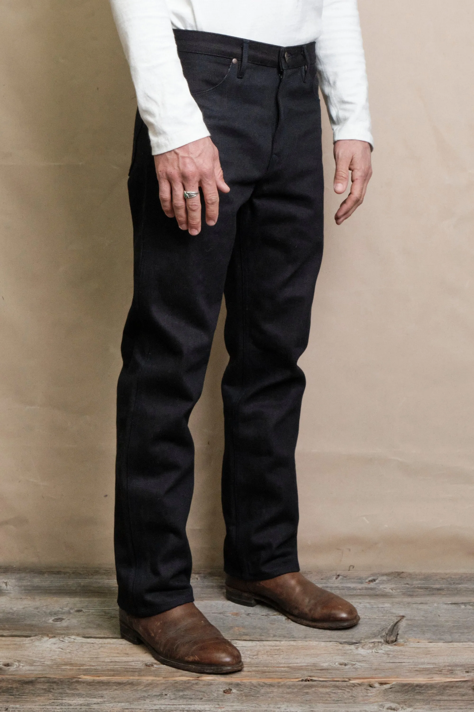 Wilkes Western <span>16 Ounce Indigo Brown Denim </span> sold by Freenote Cloth product image thumbnail 2