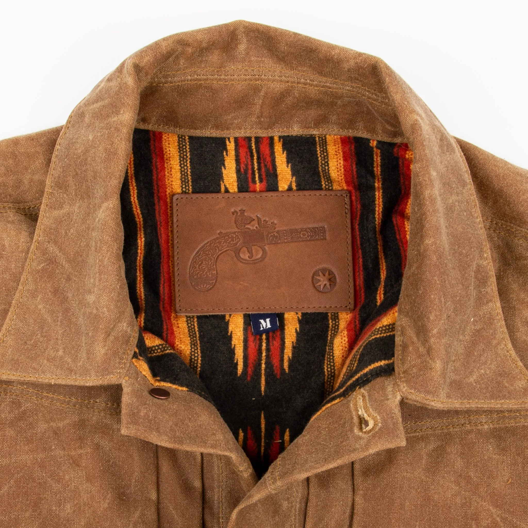 Riders Jacket Waxed Canvas <span>Rust</span> sold by Freenote Cloth product image thumbnail 5