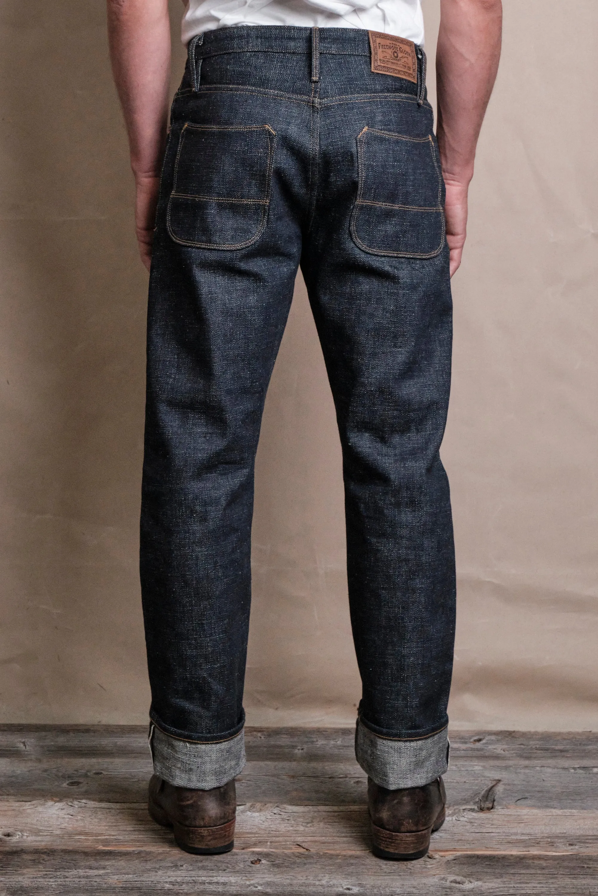 Belford Straight <span>17 Ounce Indigo Denim</span> sold by Freenote Cloth product image thumbnail 5