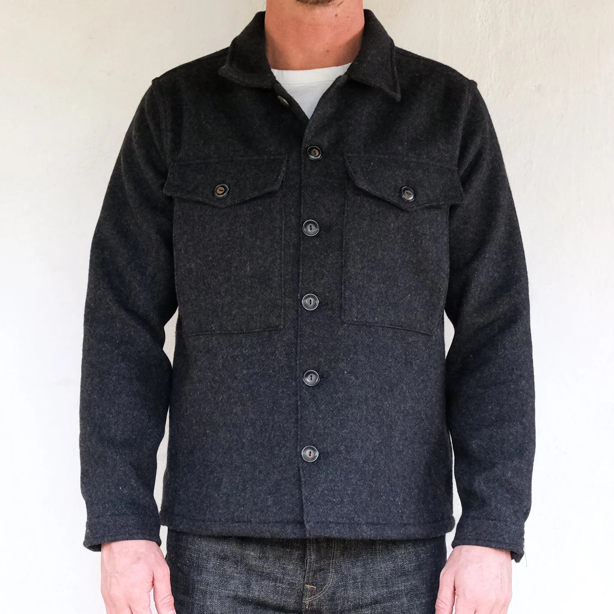 Midway Wool CPO <span> Charcoal </span> sold by Freenote Cloth product image thumbnail 2