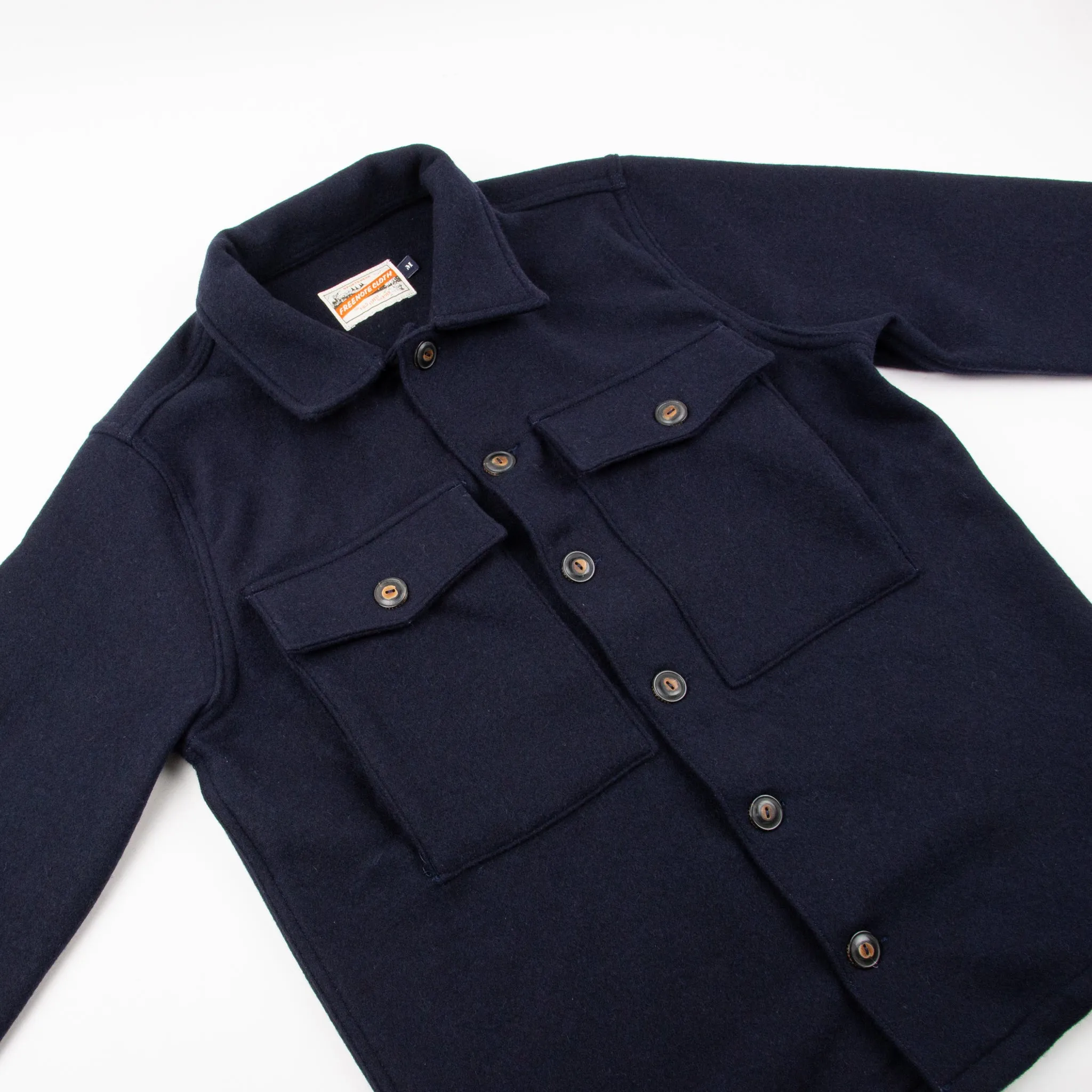 Midway Wool CPO Navy sold by Freenote Cloth product image thumbnail 3