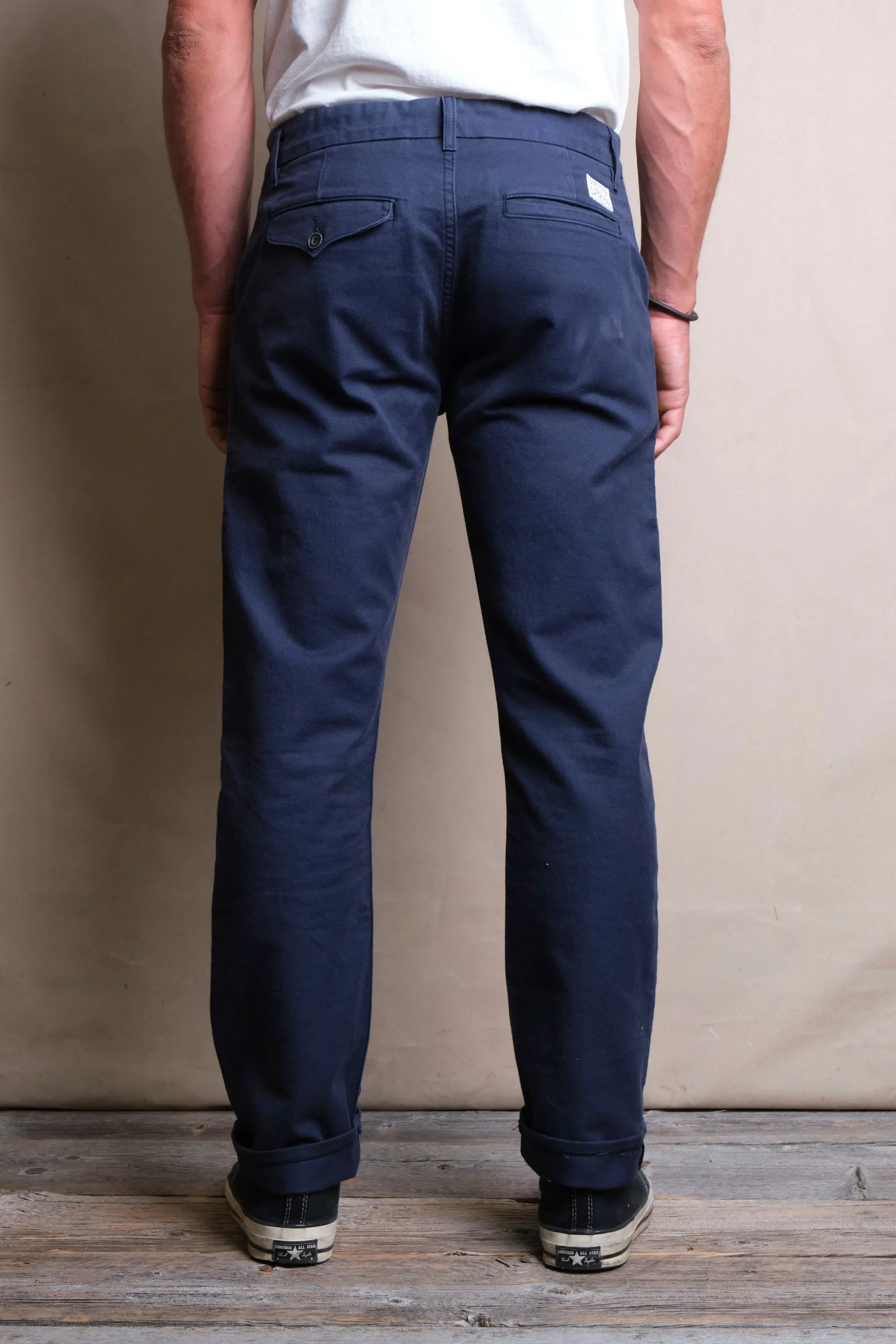 Workers Chino Slim Fit <span> Navy</span> sold by Freenote Cloth product image thumbnail 4