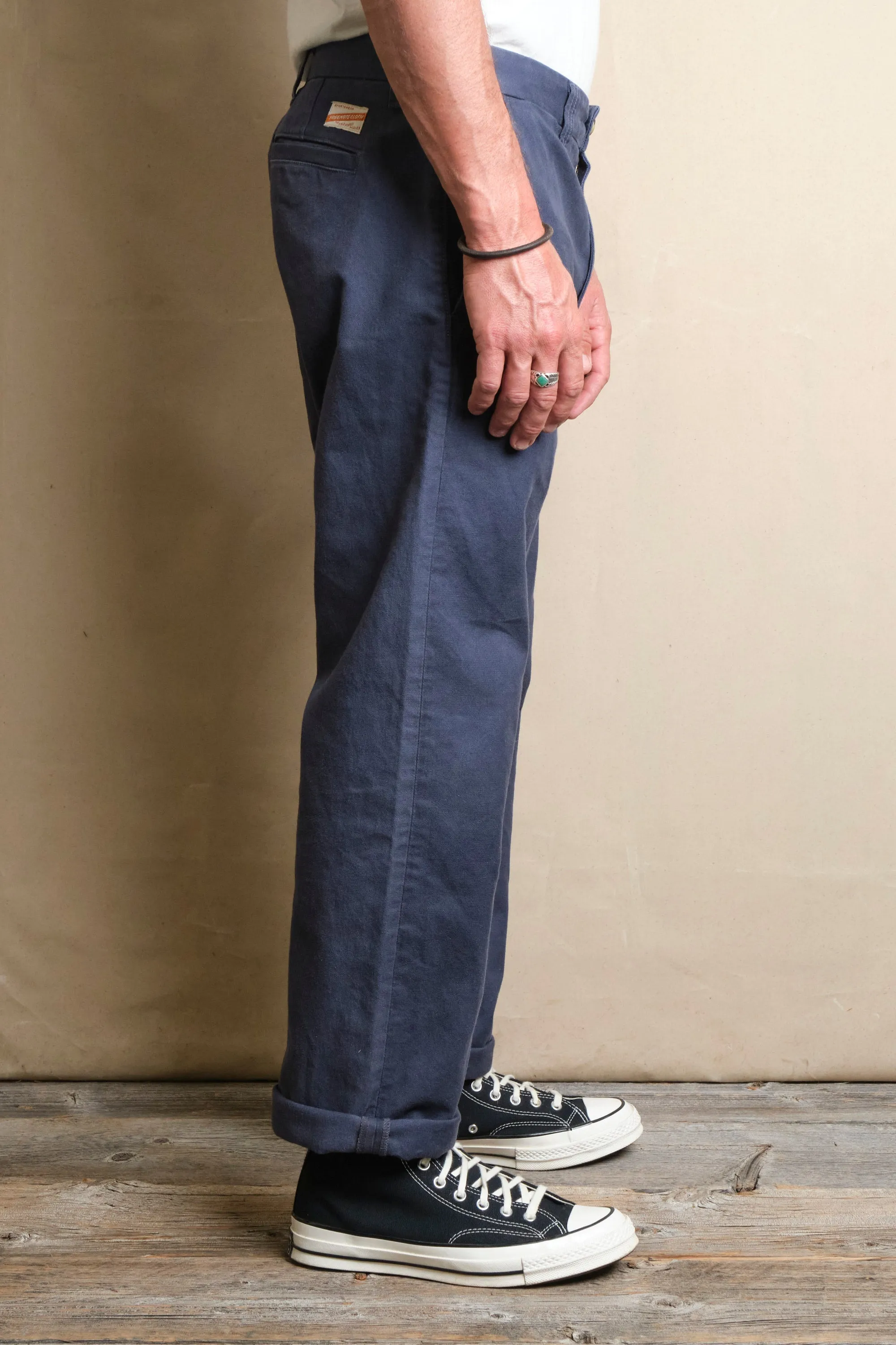 Deck Pant <span> Navy </span> sold by Freenote Cloth product image thumbnail 3