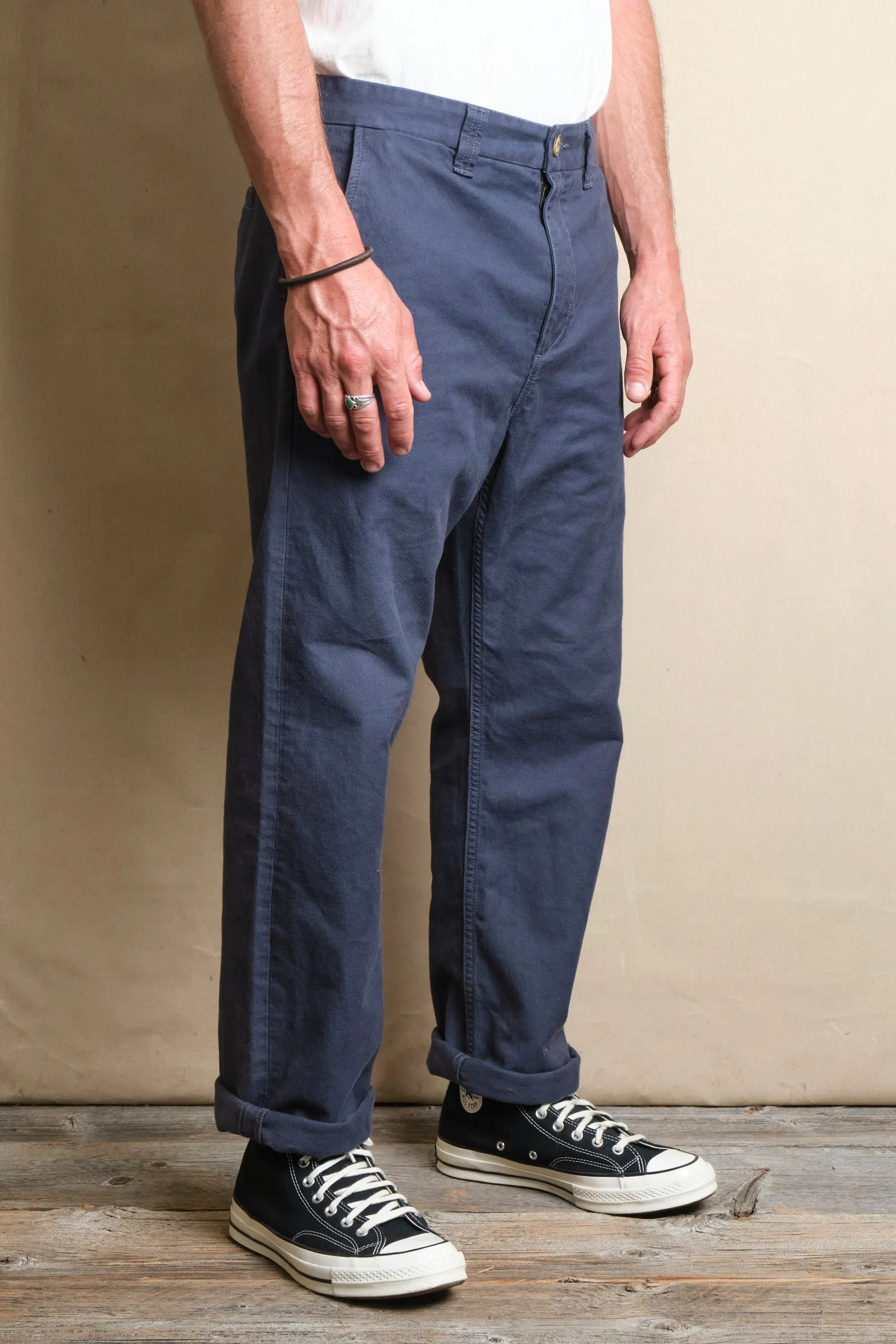 Deck Pant <span> Navy </span> sold by Freenote Cloth product image thumbnail 2