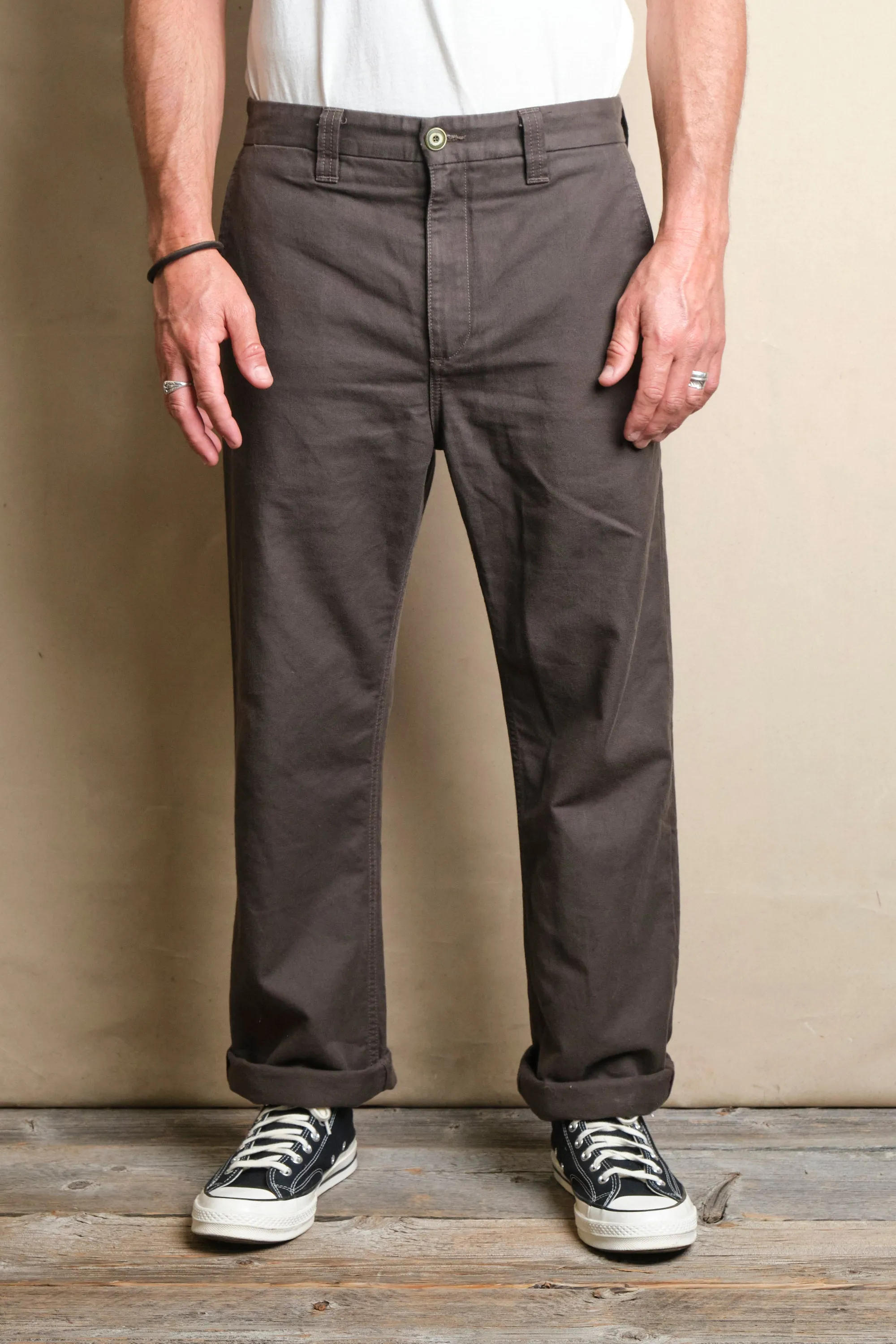 Deck Pant <span> Bark </span> sold by Freenote Cloth