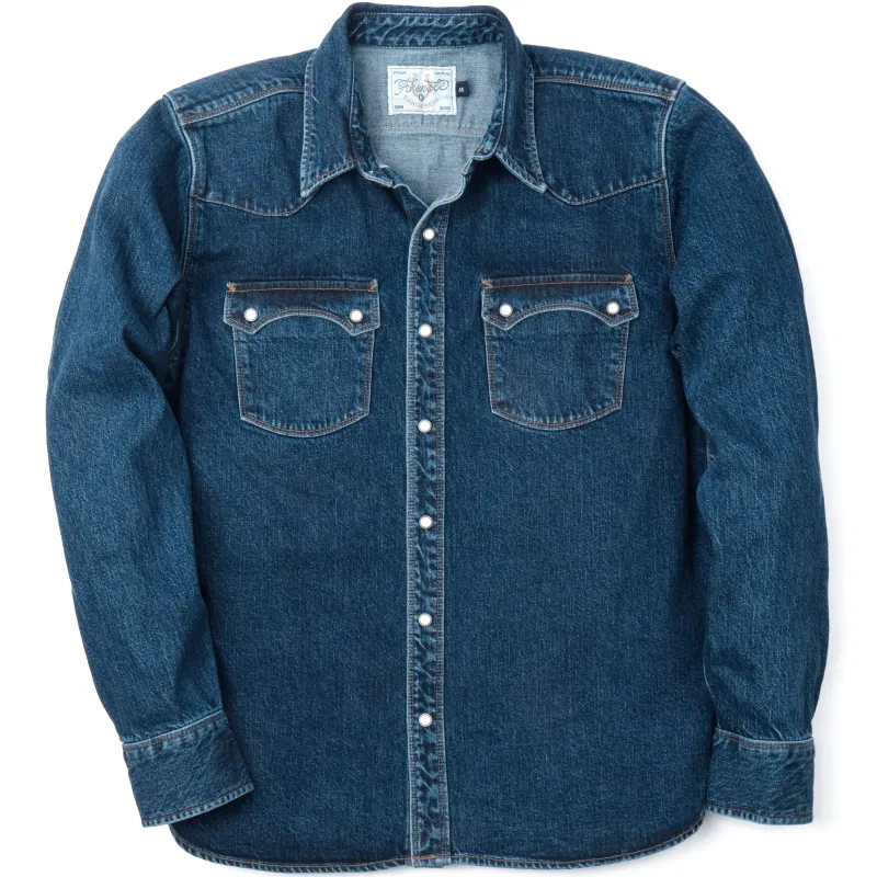 Modern Western <span> 11 Ounce Washed Denim </span> sold by Freenote Cloth