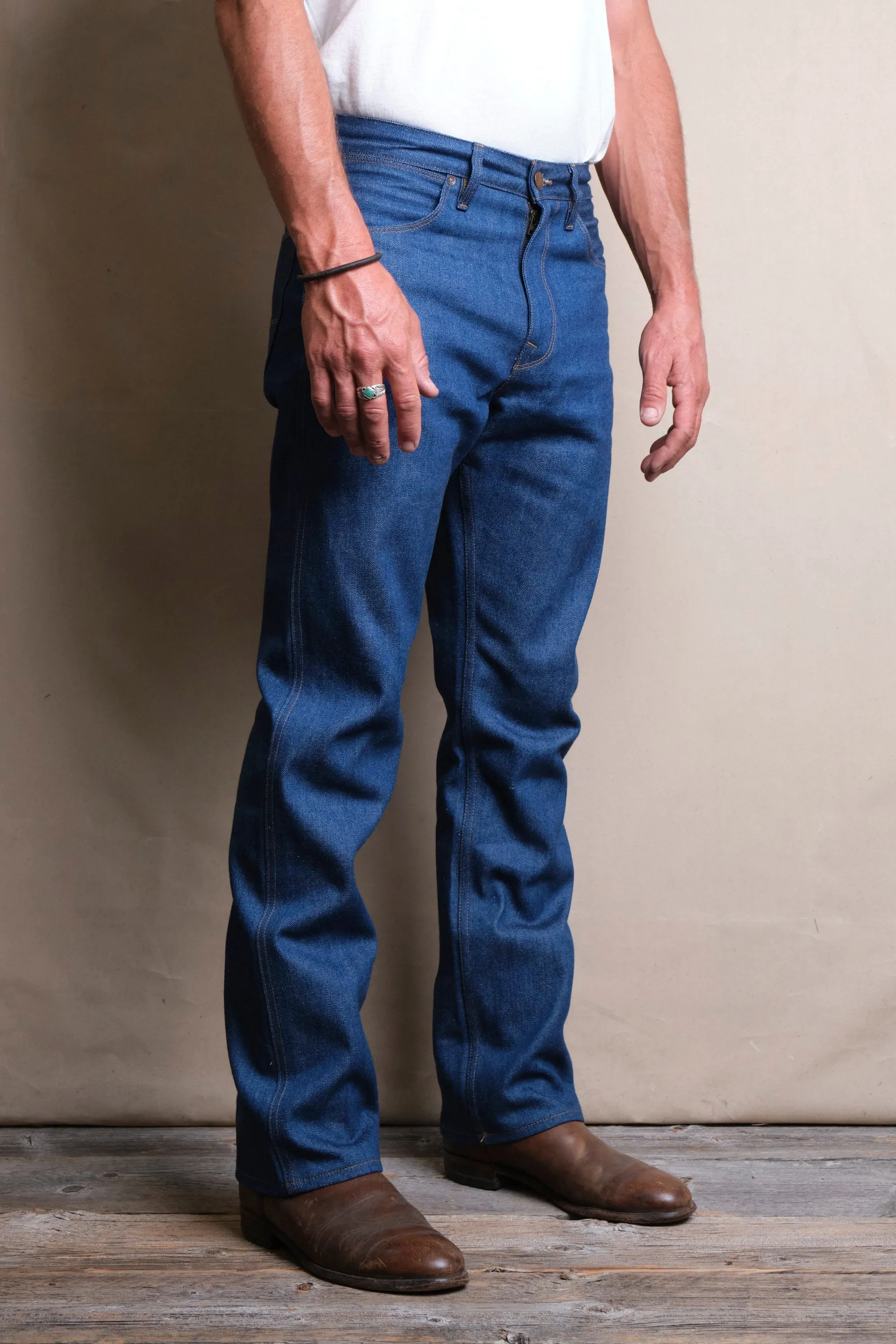 Wilkes Western <span>12 Ounce Vintage Blue Denim </span> sold by Freenote Cloth product image thumbnail 2