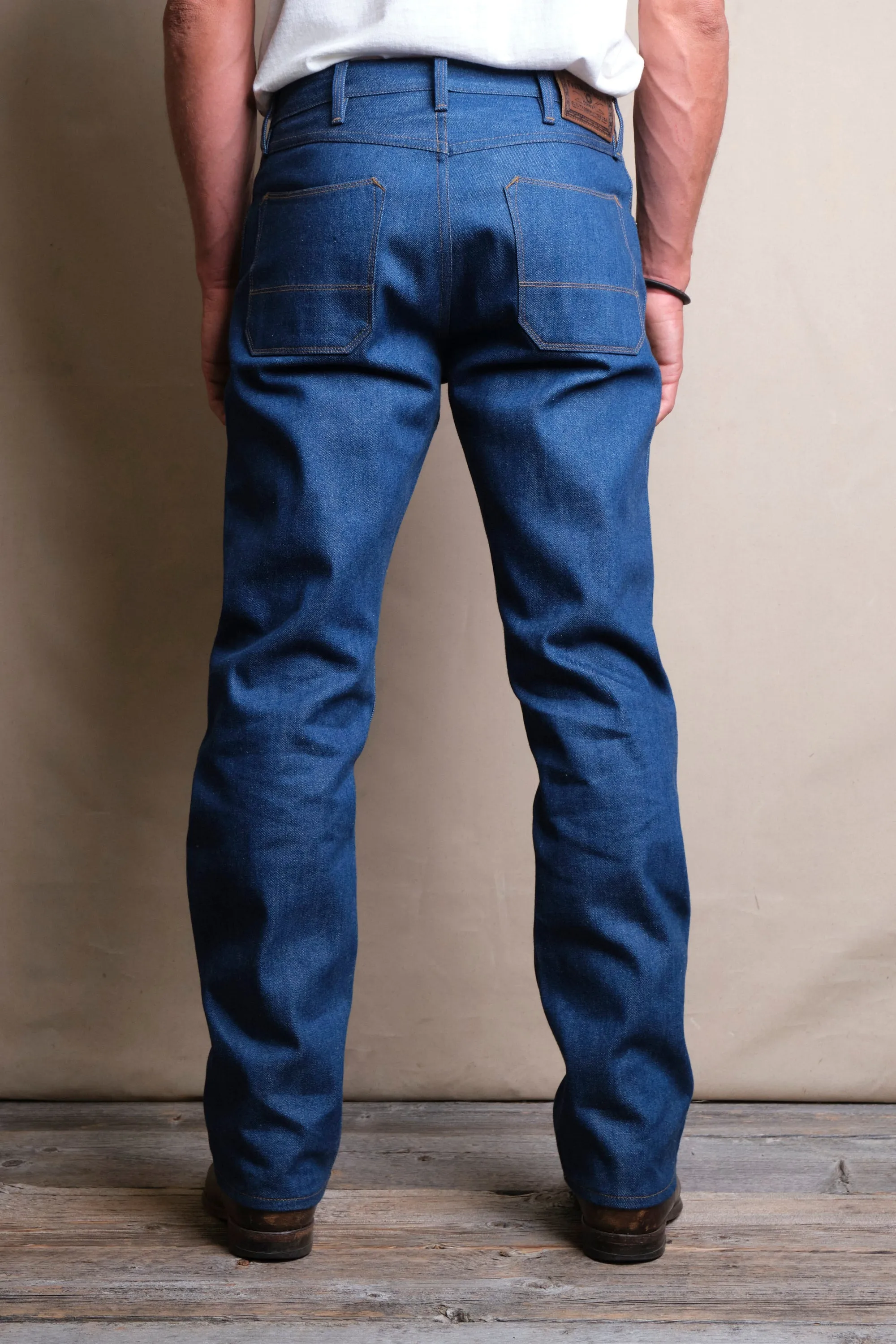 Wilkes Western <span>12 Ounce Vintage Blue Denim </span> sold by Freenote Cloth product image thumbnail 5