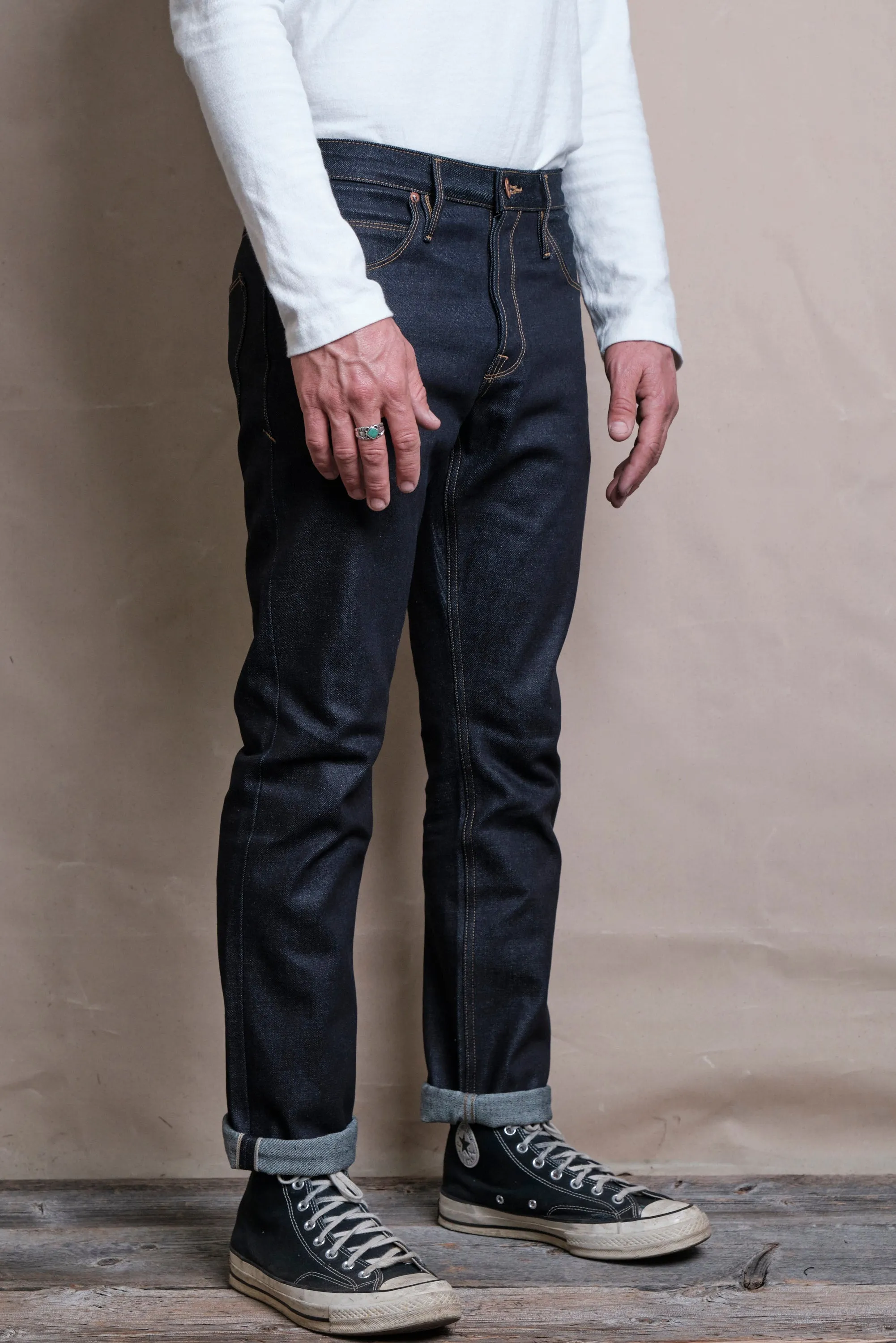 Avila Slim Taper <span> 14.50 ounce Kaihara Denim</span> sold by Freenote Cloth product image thumbnail 2