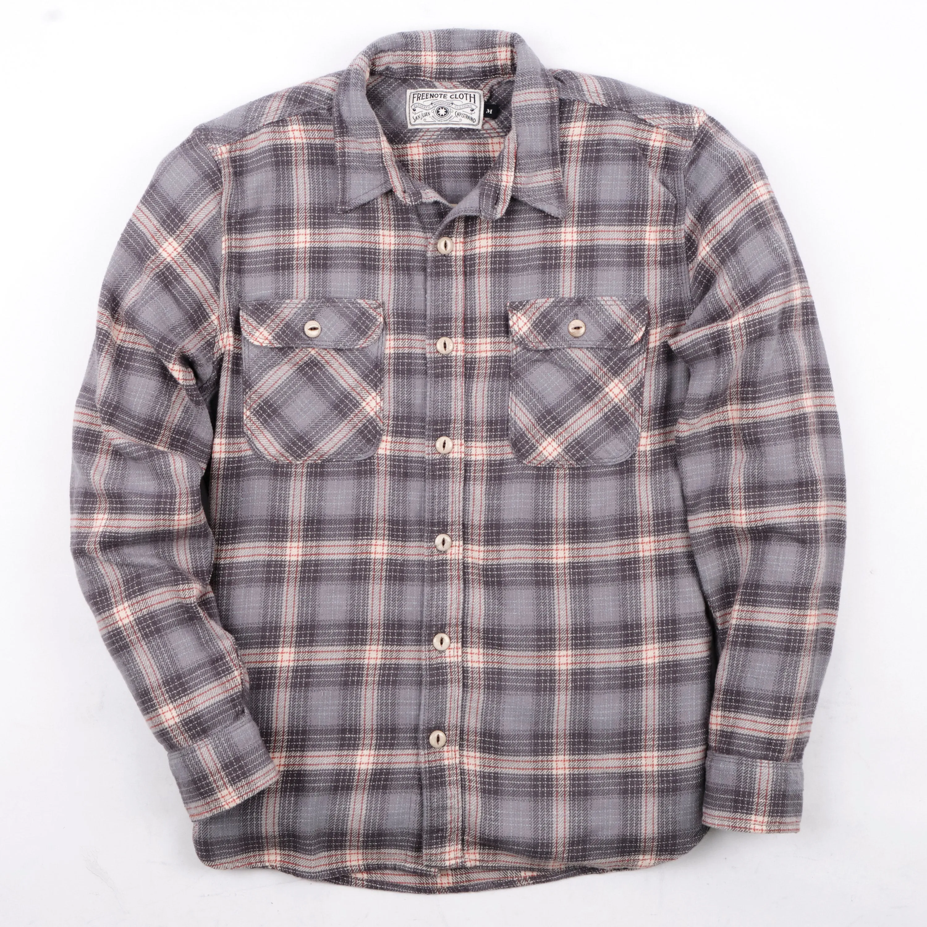 Jepson Primer Grey Plaid sold by Freenote Cloth