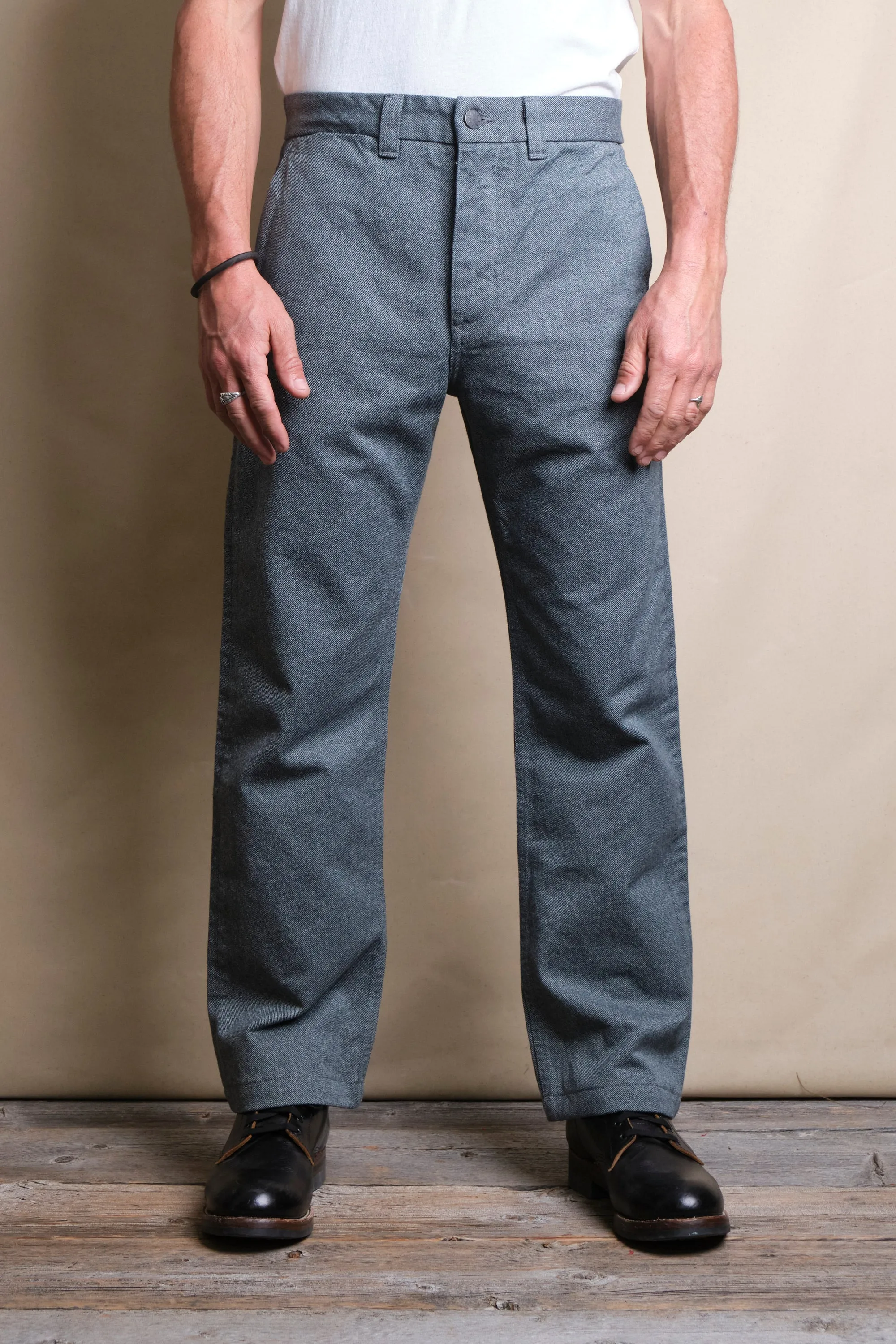 Deck Pant Marine Twill sold by Freenote Cloth