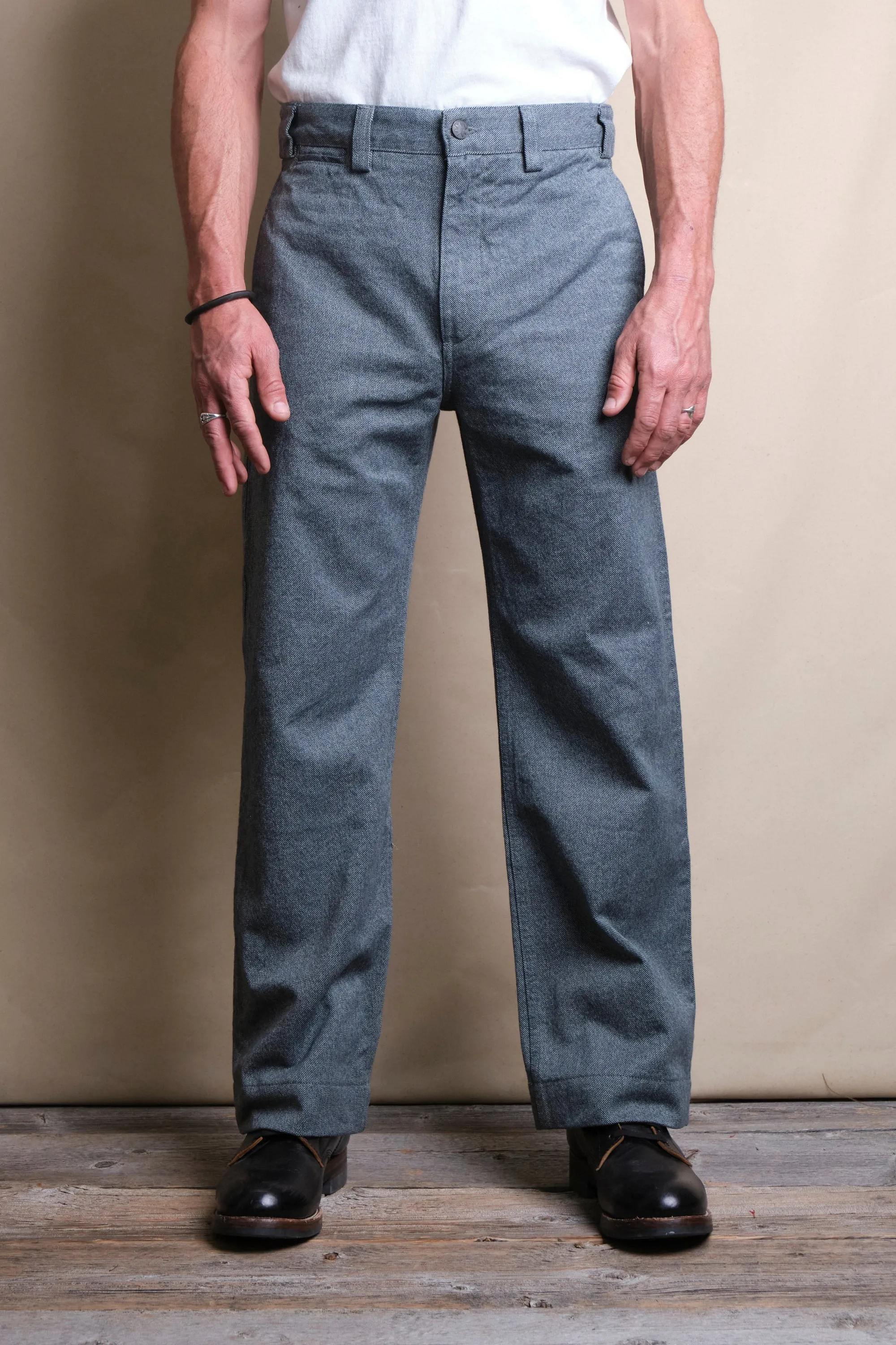 Shifter Pant Marine Twill sold by Freenote Cloth