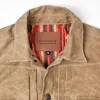Riders Jacket Waxed Canvas Tobacco Red Interior sold by Freenote Cloth