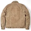Riders Jacket Waxed Canvas Tobacco Red Interior sold by Freenote Cloth