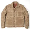Riders Jacket Waxed Canvas Tobacco Red Interior sold by Freenote Cloth