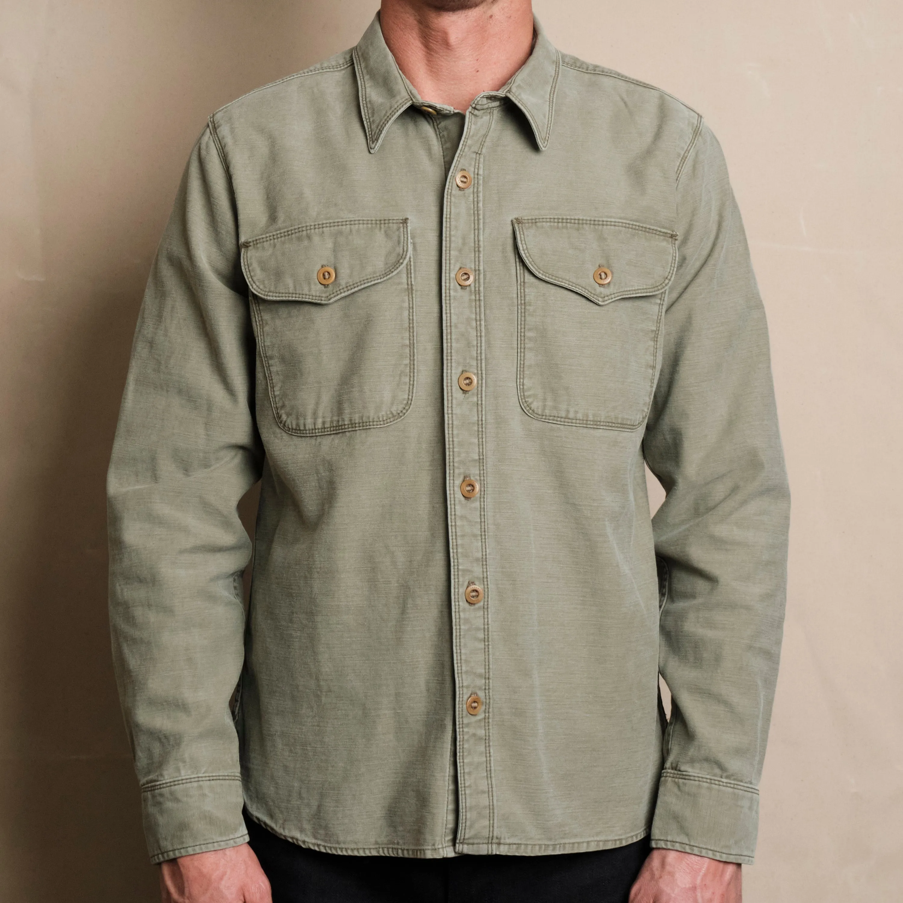 Utility Light Olive sold by Freenote Cloth product image thumbnail 2