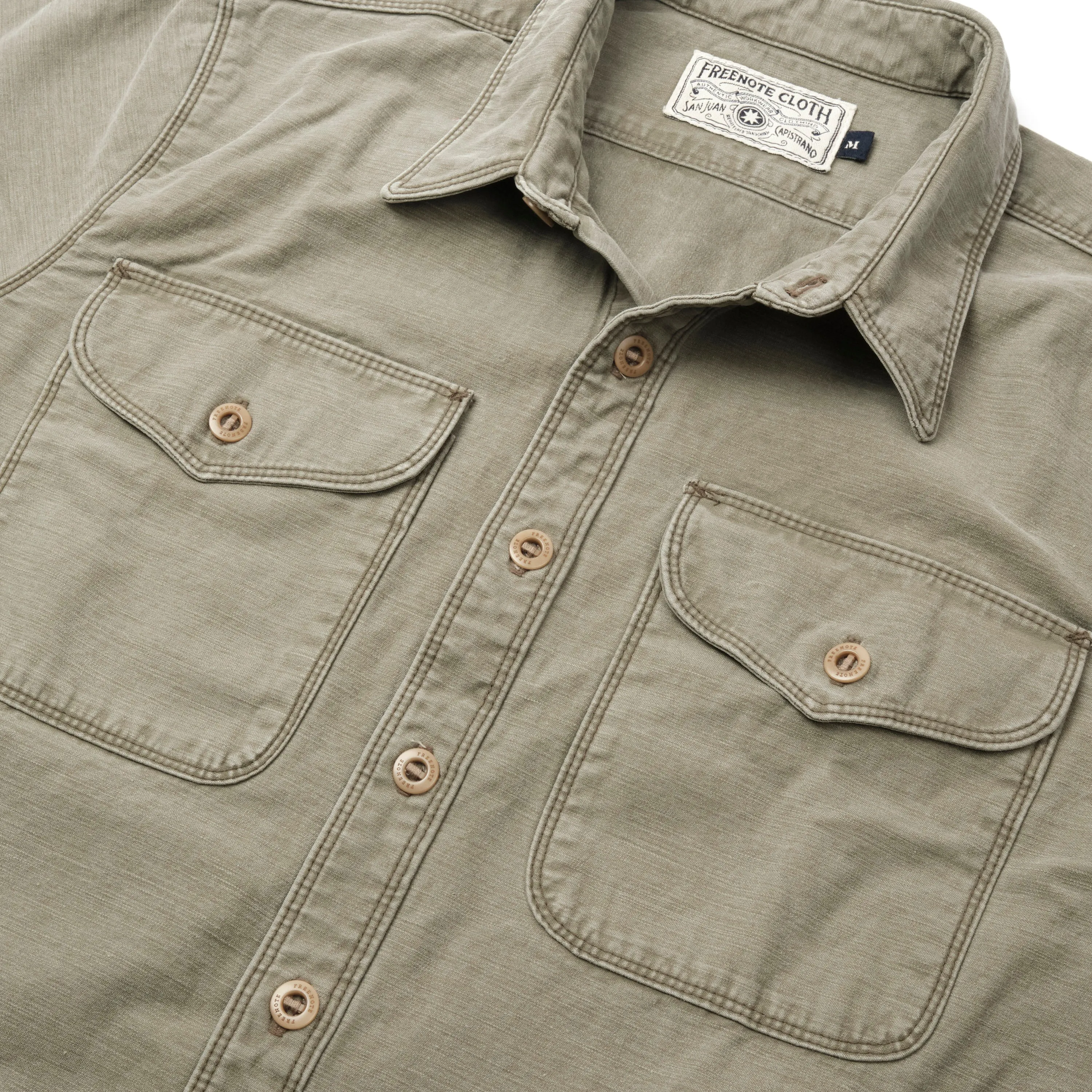 Utility Light Olive sold by Freenote Cloth product image thumbnail 3