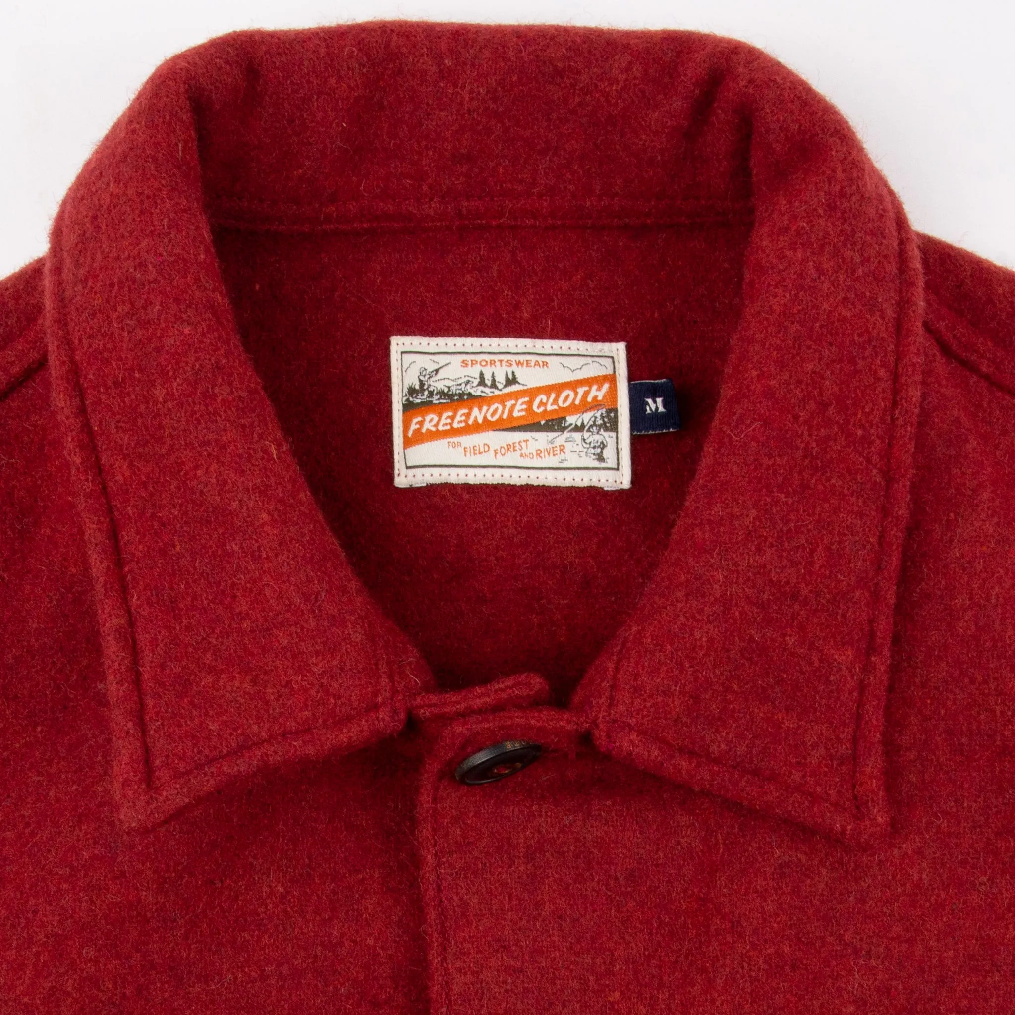 Midway Wool CPO Red sold by Freenote Cloth product image thumbnail 4