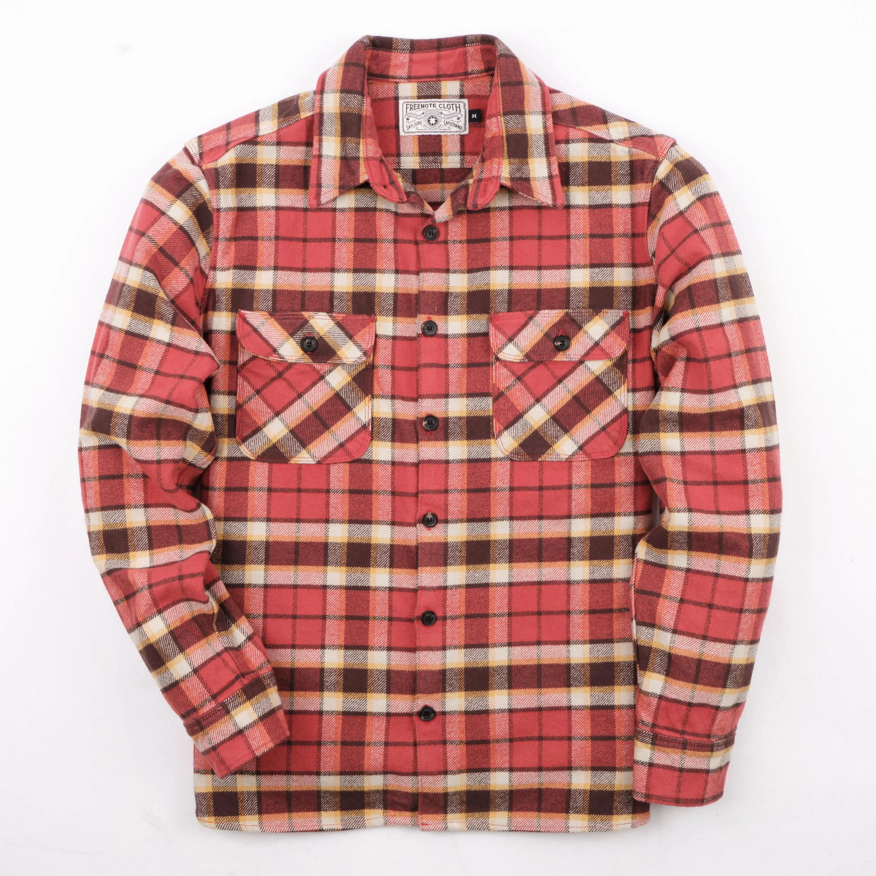 Benson Mandalay Red sold by Freenote Cloth