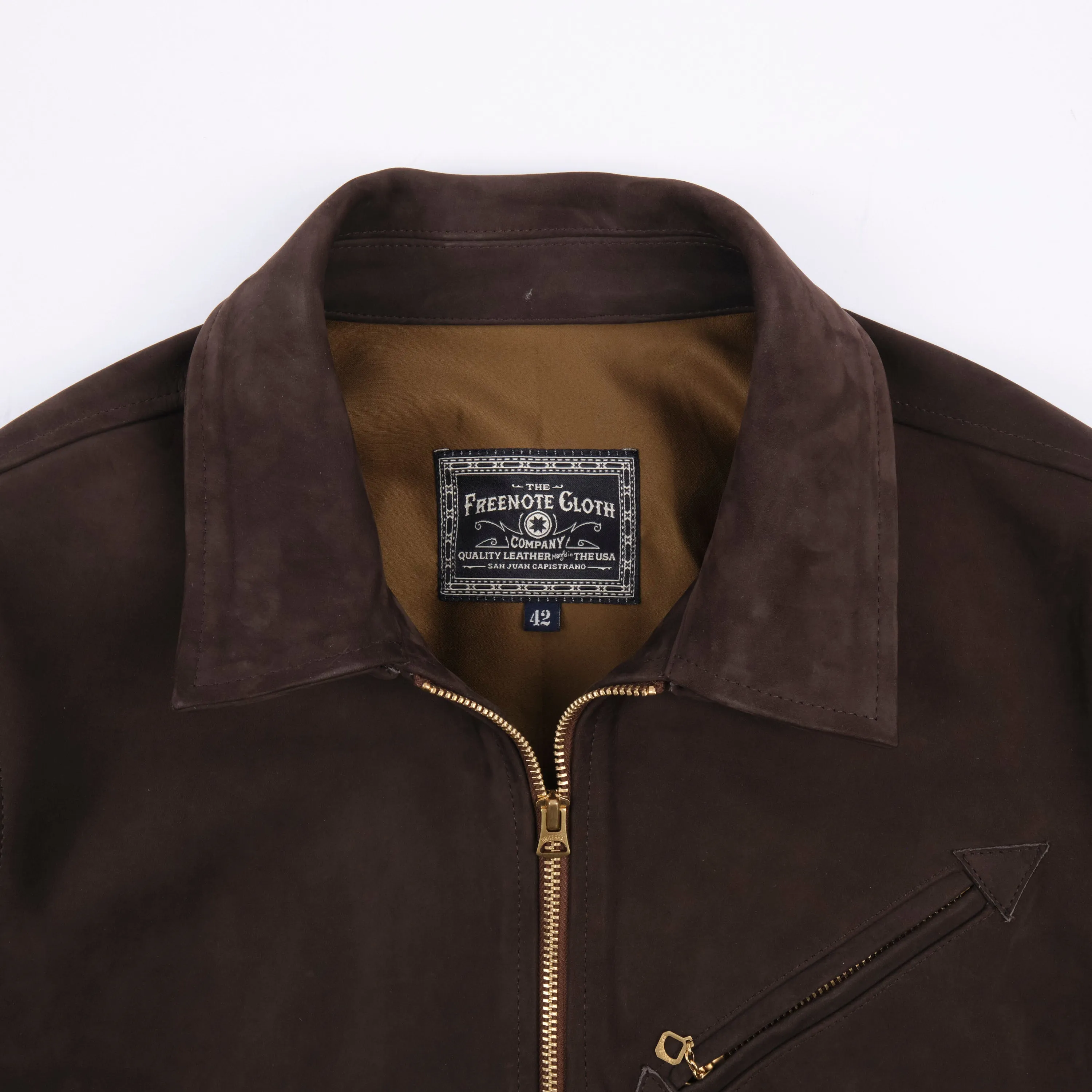 Locklin Nubuck Chocolate sold by Freenote Cloth product image thumbnail 2