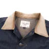 High Low 13 Ounce Natural Indigo Jacket sold by Freenote Cloth