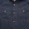 High Low 13 Ounce Natural Indigo Jacket sold by Freenote Cloth