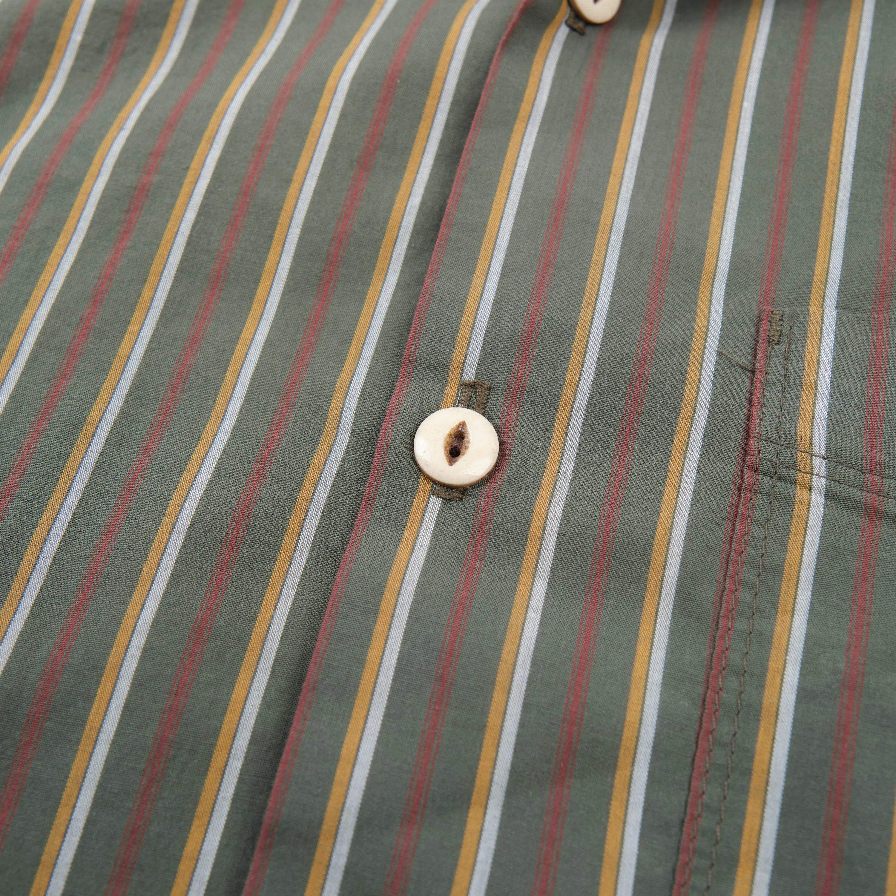 Hawaiian Olive Stripe sold by Freenote Cloth product image thumbnail 4