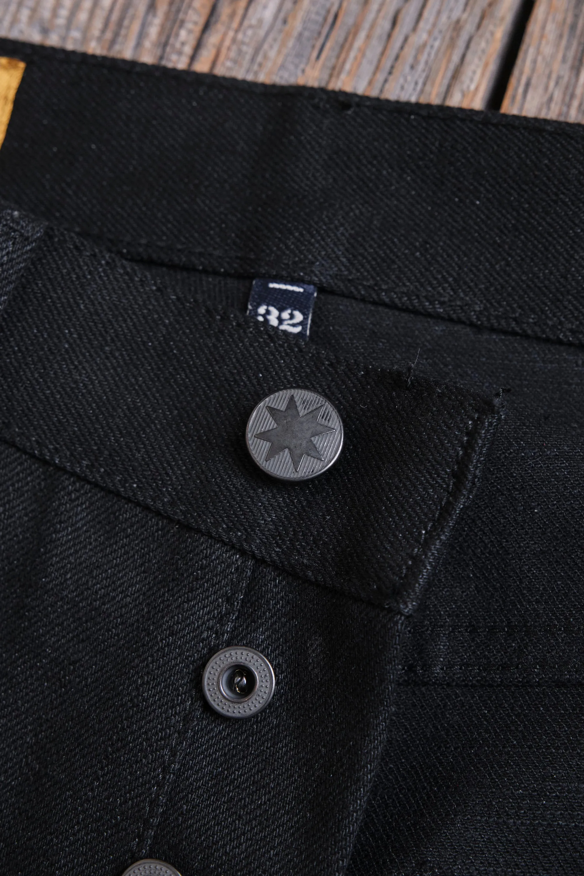 Modesto 17 Ounce Black Denim sold by Freenote Cloth product image thumbnail 2