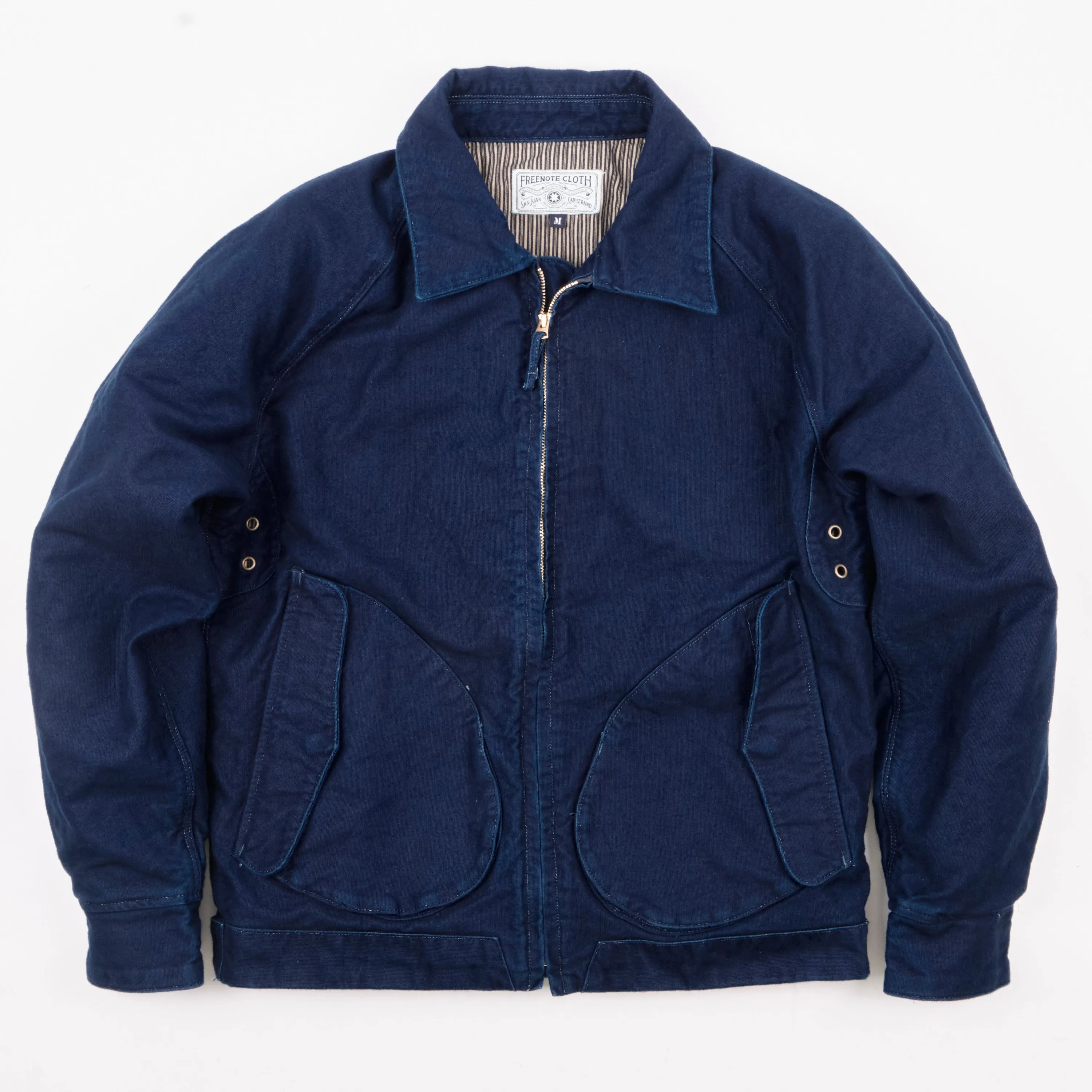 Mariner Light Indigo Stone Washed sold by Freenote Cloth