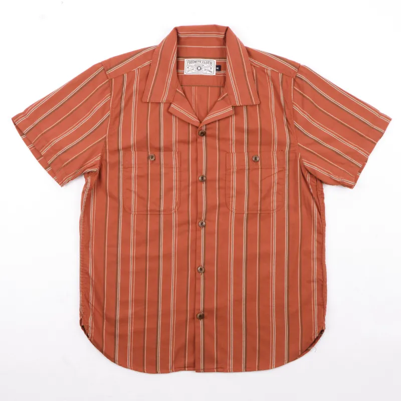 Dayton Orange Stripe sold by Freenote Cloth