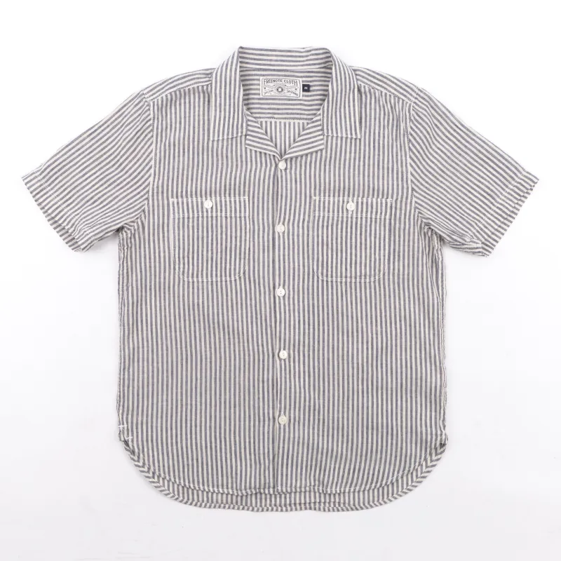 Dayton Blue Stripe sold by Freenote Cloth