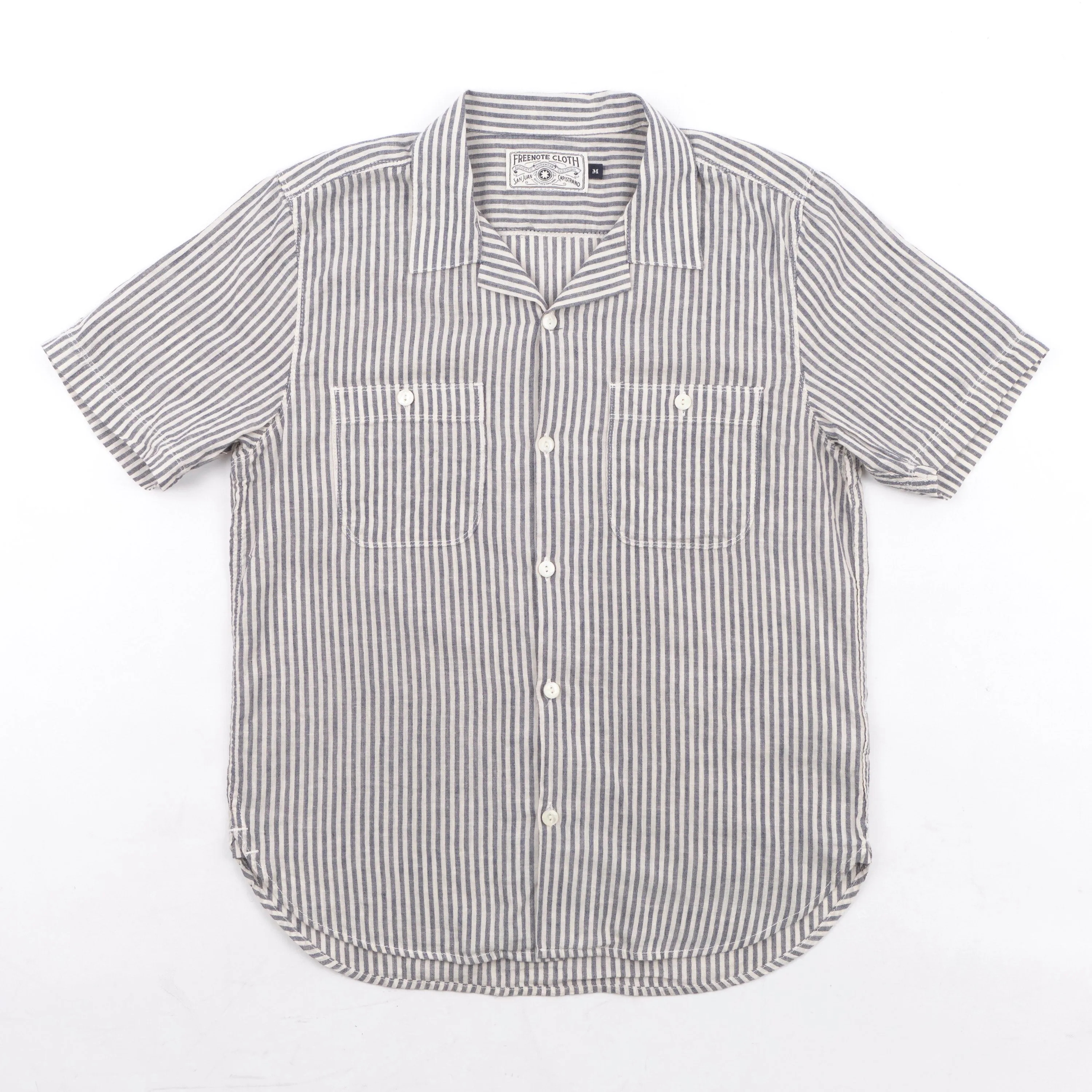 Dayton Blue Stripe sold by Freenote Cloth