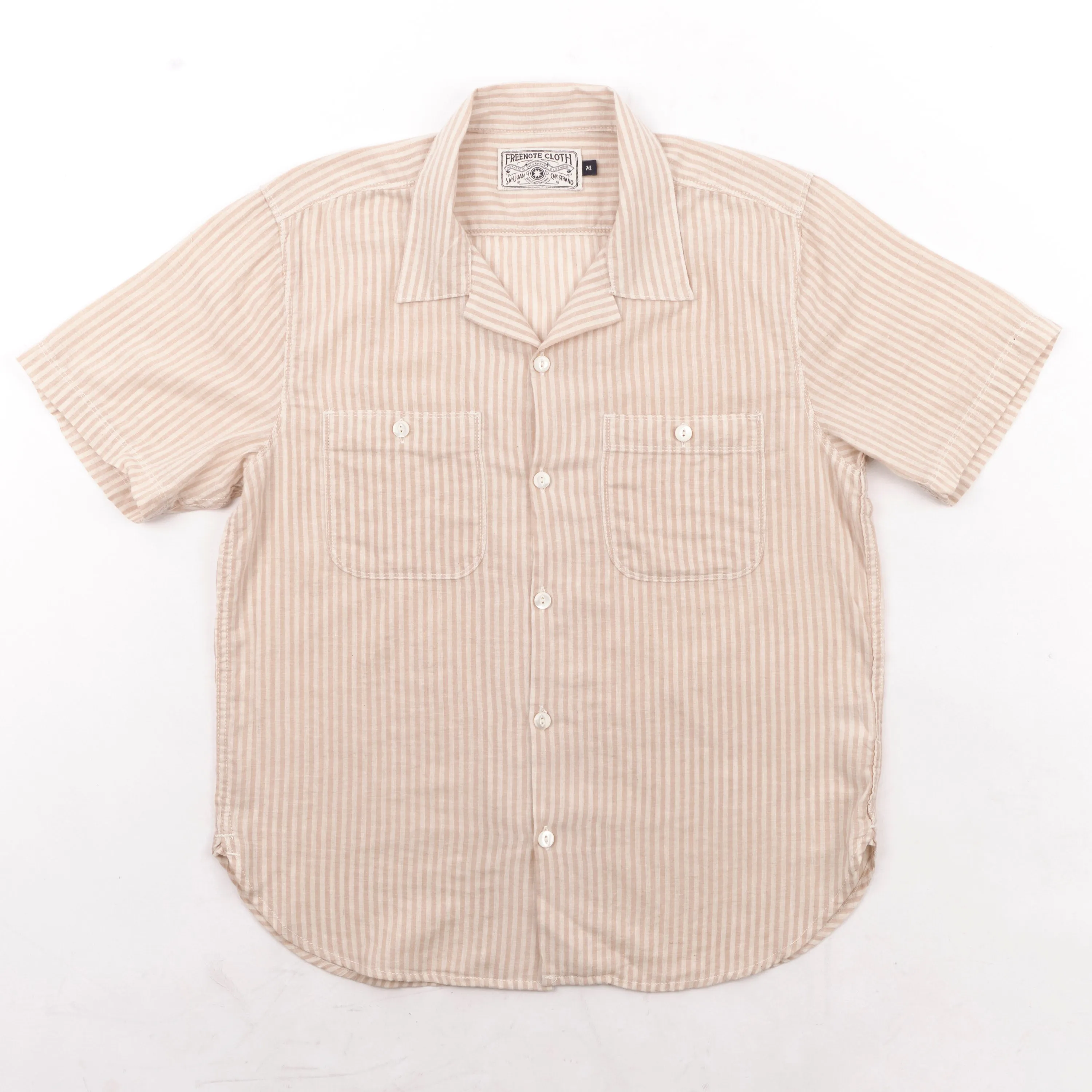 Dayton Tan Stripe sold by Freenote Cloth